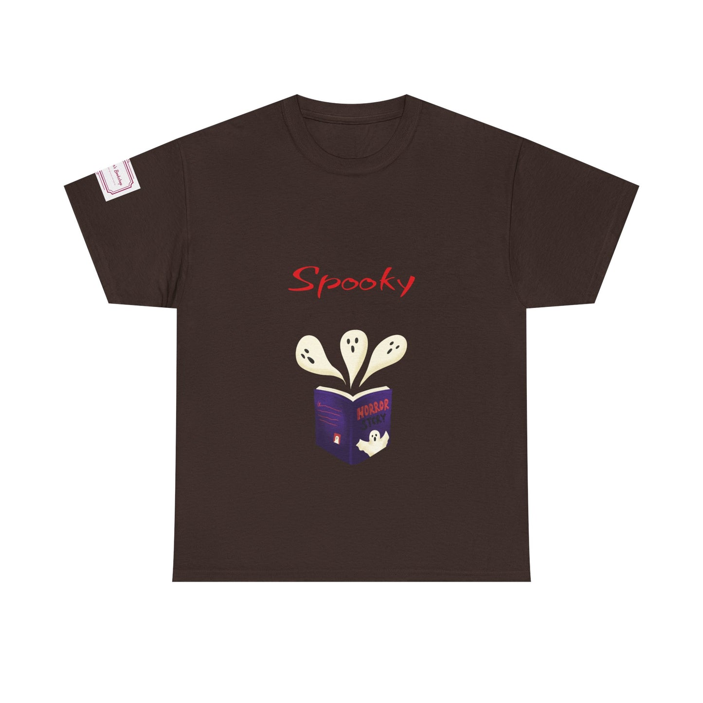 US (Ww) Fiction - Graphic Unisex Heavy Cotton Tee - Spooky Books