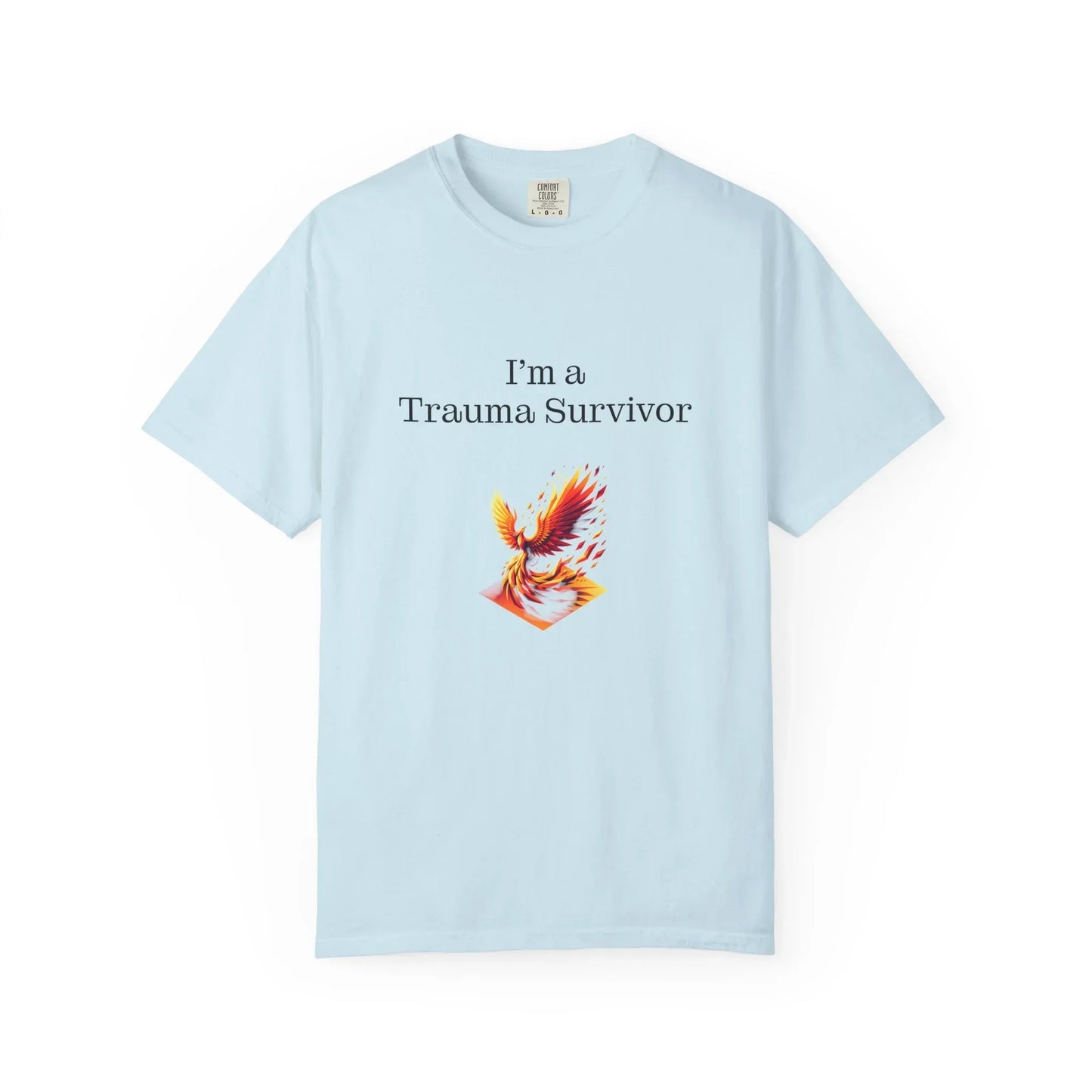 Trauma Survivor Unisex Garment-Dyed T-Shirt - Empowering Supportive Apparel - The Dreamer's Bookshop.