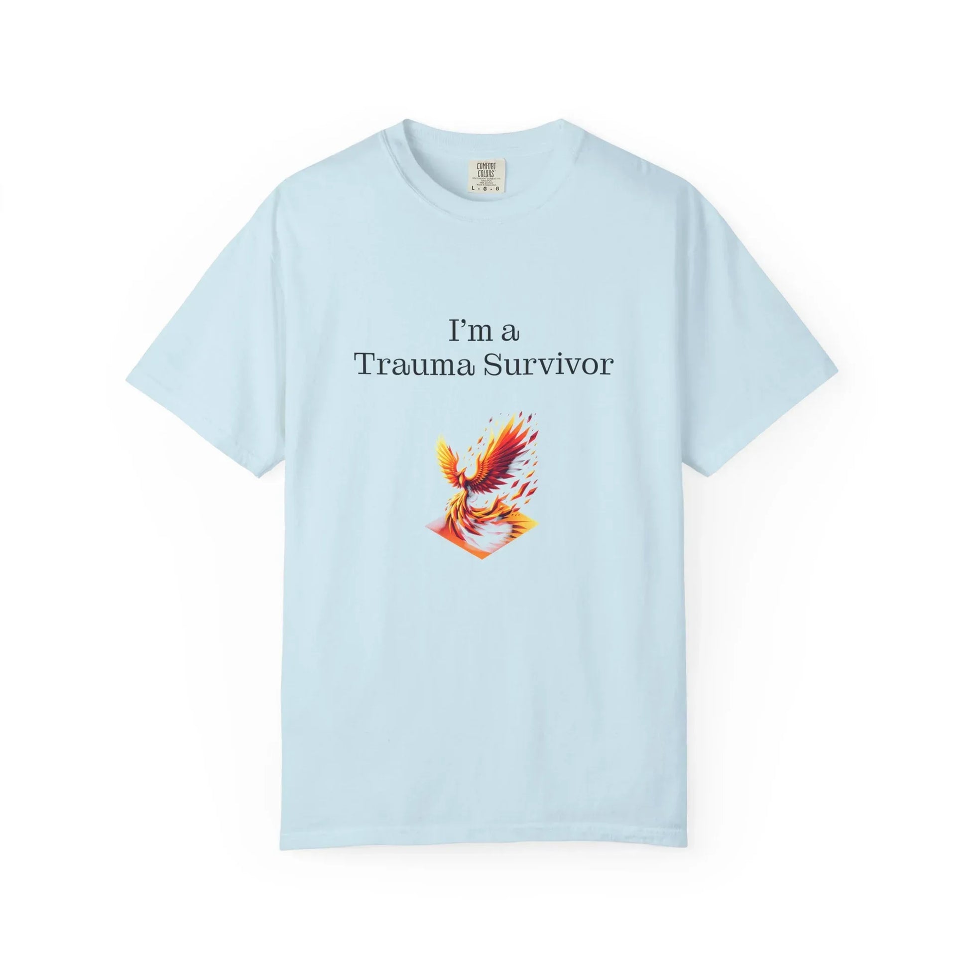 Trauma Survivor Unisex Garment-Dyed T-Shirt - Empowering Supportive Apparel - The Dreamer's Bookshop.