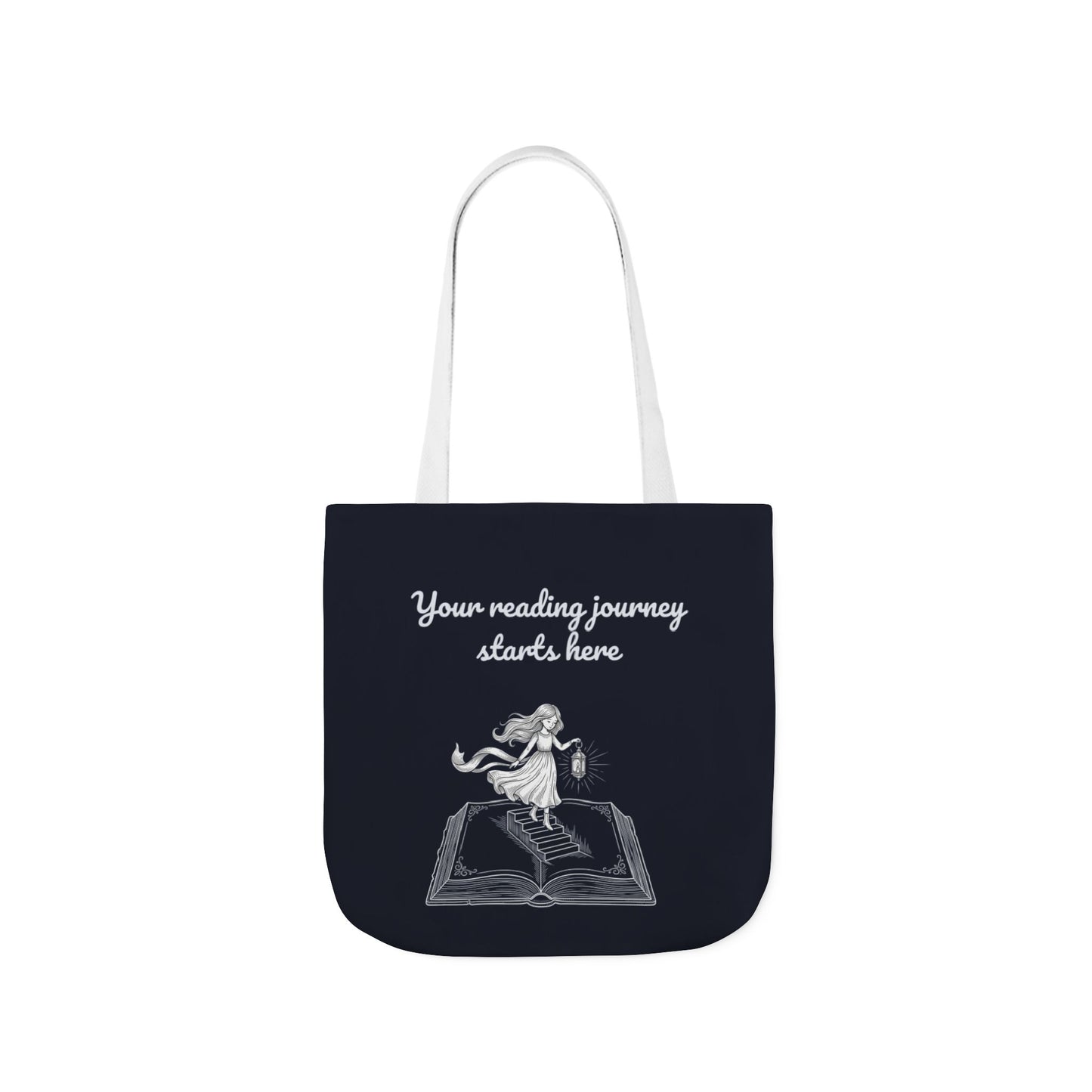 Whimsical Tote Bag - "Reading Journey"