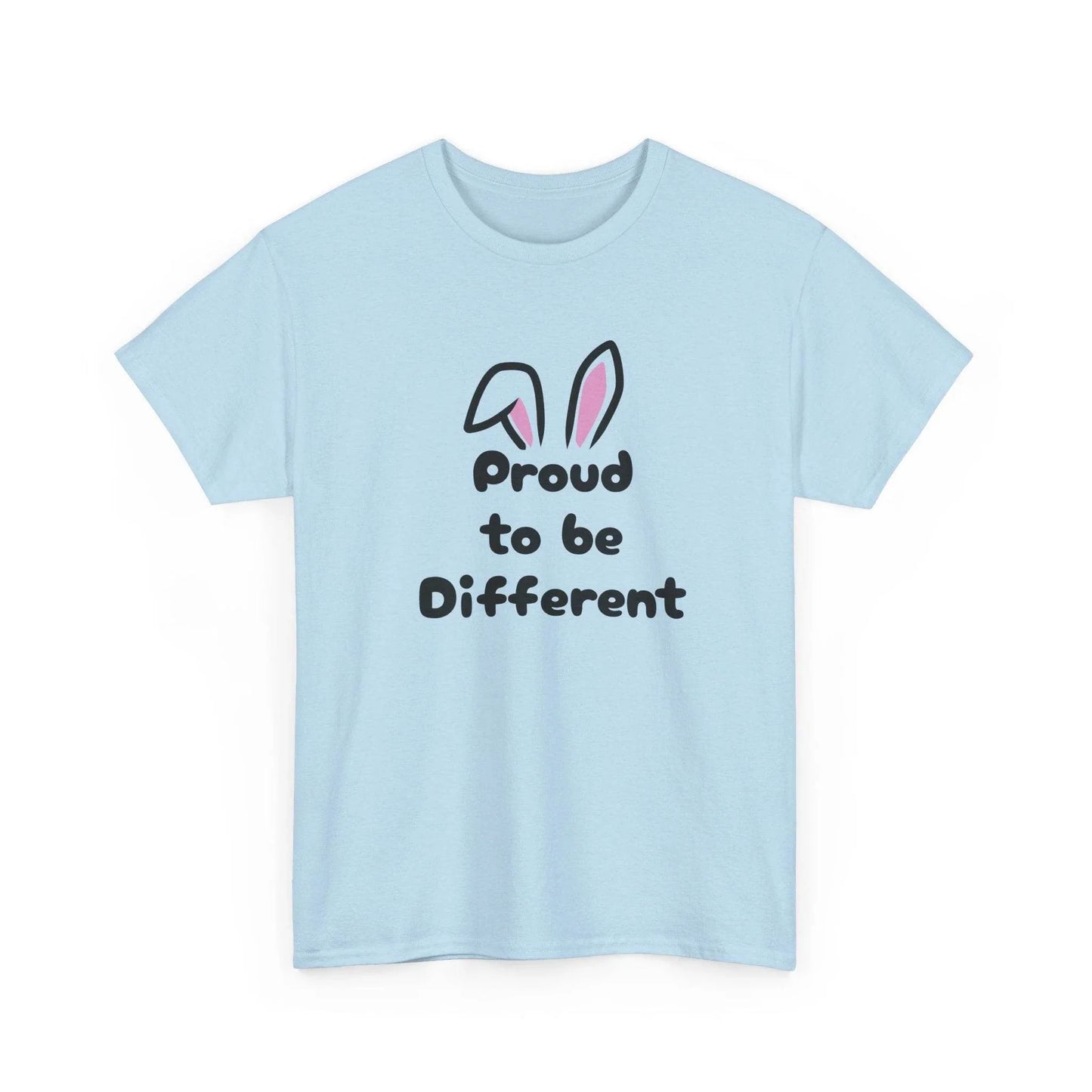 Proud to be Different Unisex Heavy Cotton Tee - Celebrate Individuality & Self-Expression - The Dreamer's Bookshop.