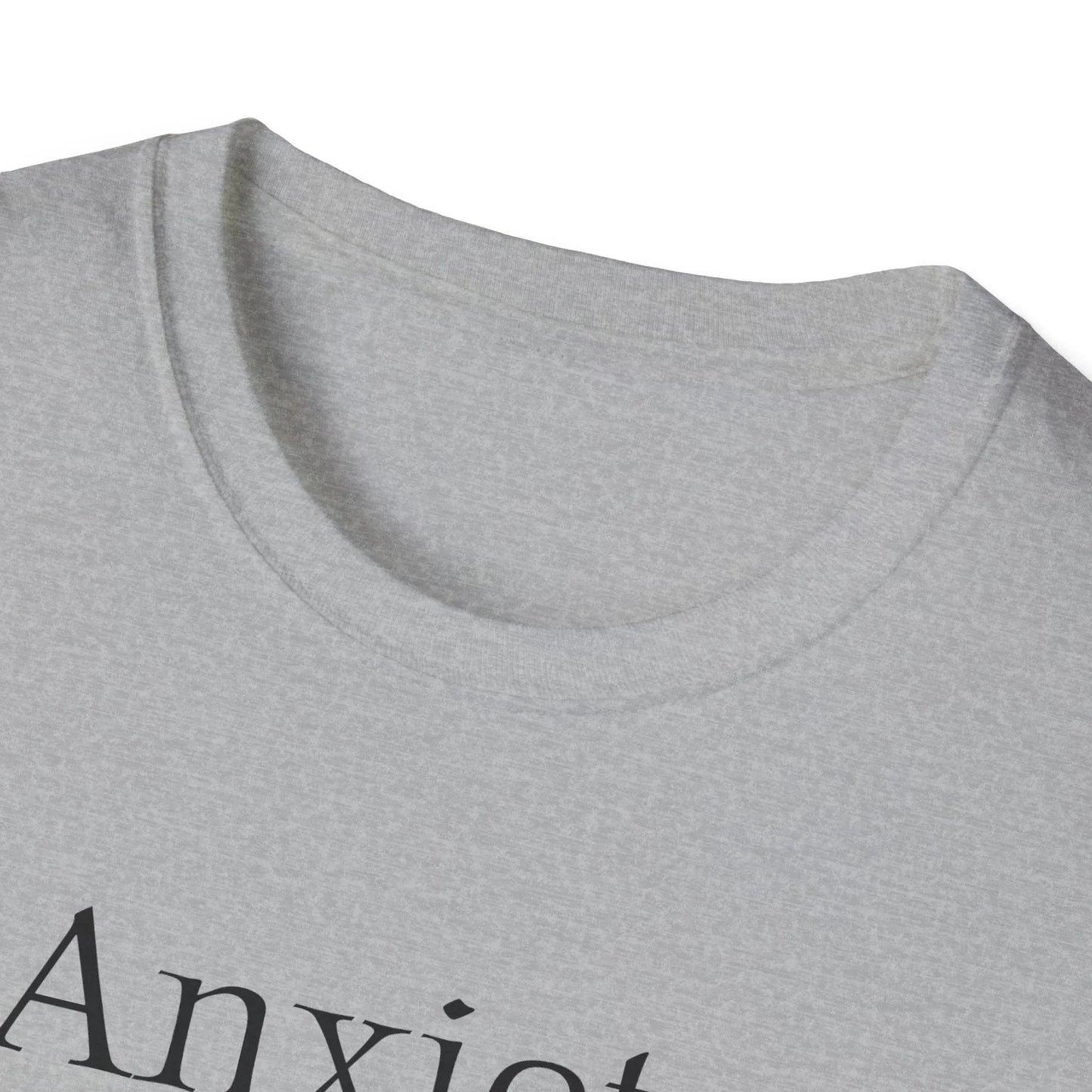 Anxiety Warrior Unisex Softstyle T-Shirt - Empowering Graphic Tee for Mental Health Awareness - The Dreamer's Bookshop.