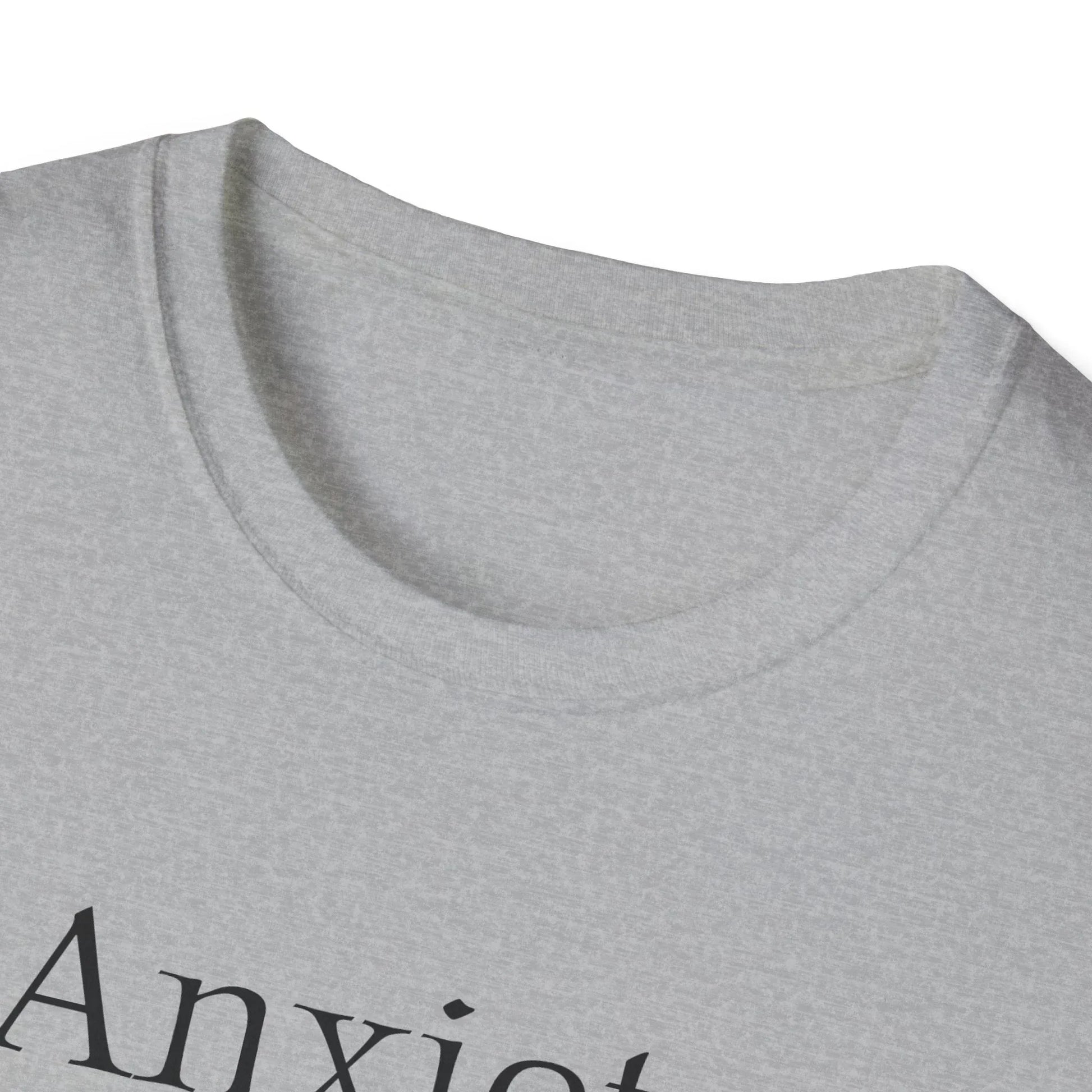 Anxiety Warrior Unisex Softstyle T-Shirt - Empowering Graphic Tee for Mental Health Awareness - The Dreamer's Bookshop.