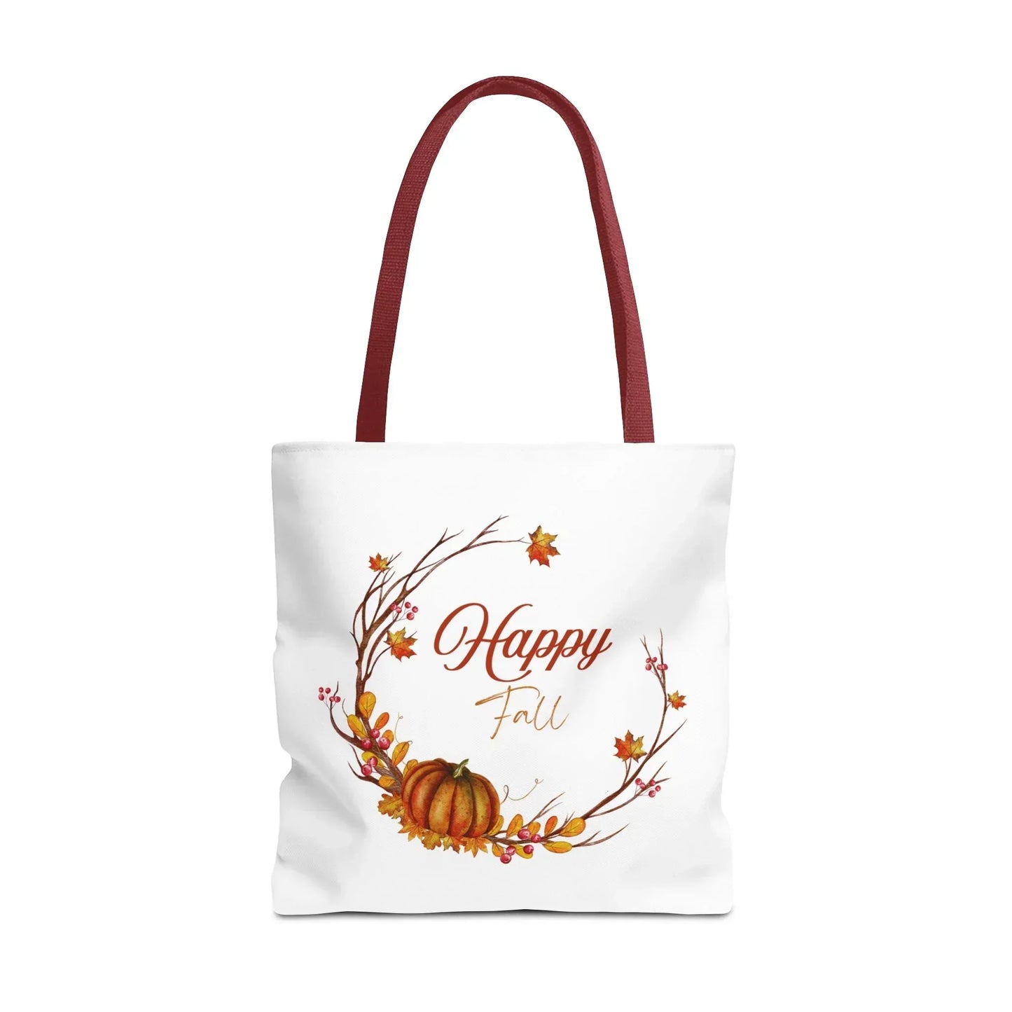 Happy Fall Tote Bag - Cozy Autumn Design - The Dreamer's Bookshop.