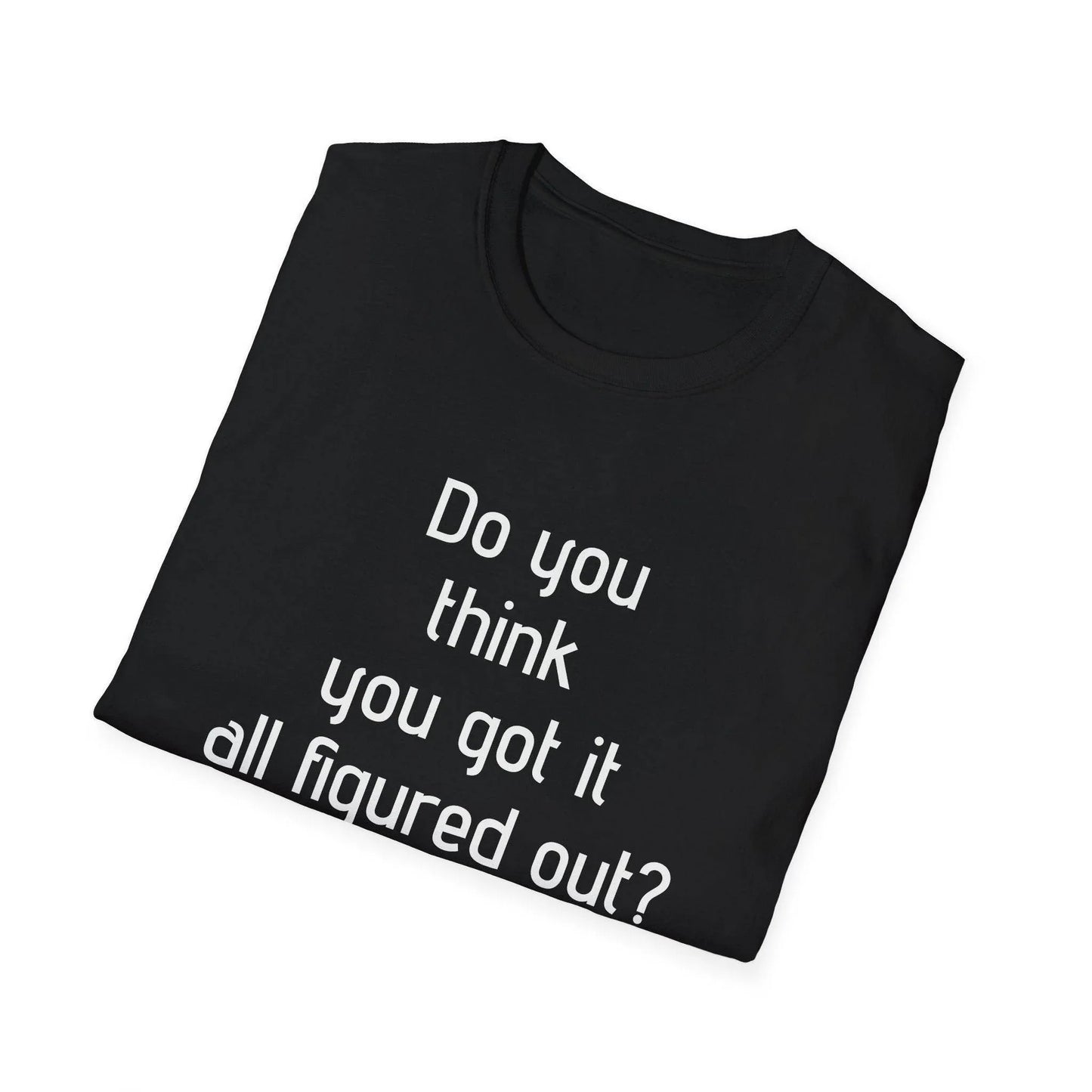 Inspirational Unisex Softstyle T-Shirt - 'Think Again' Motivational Design - The Dreamer's Bookshop.