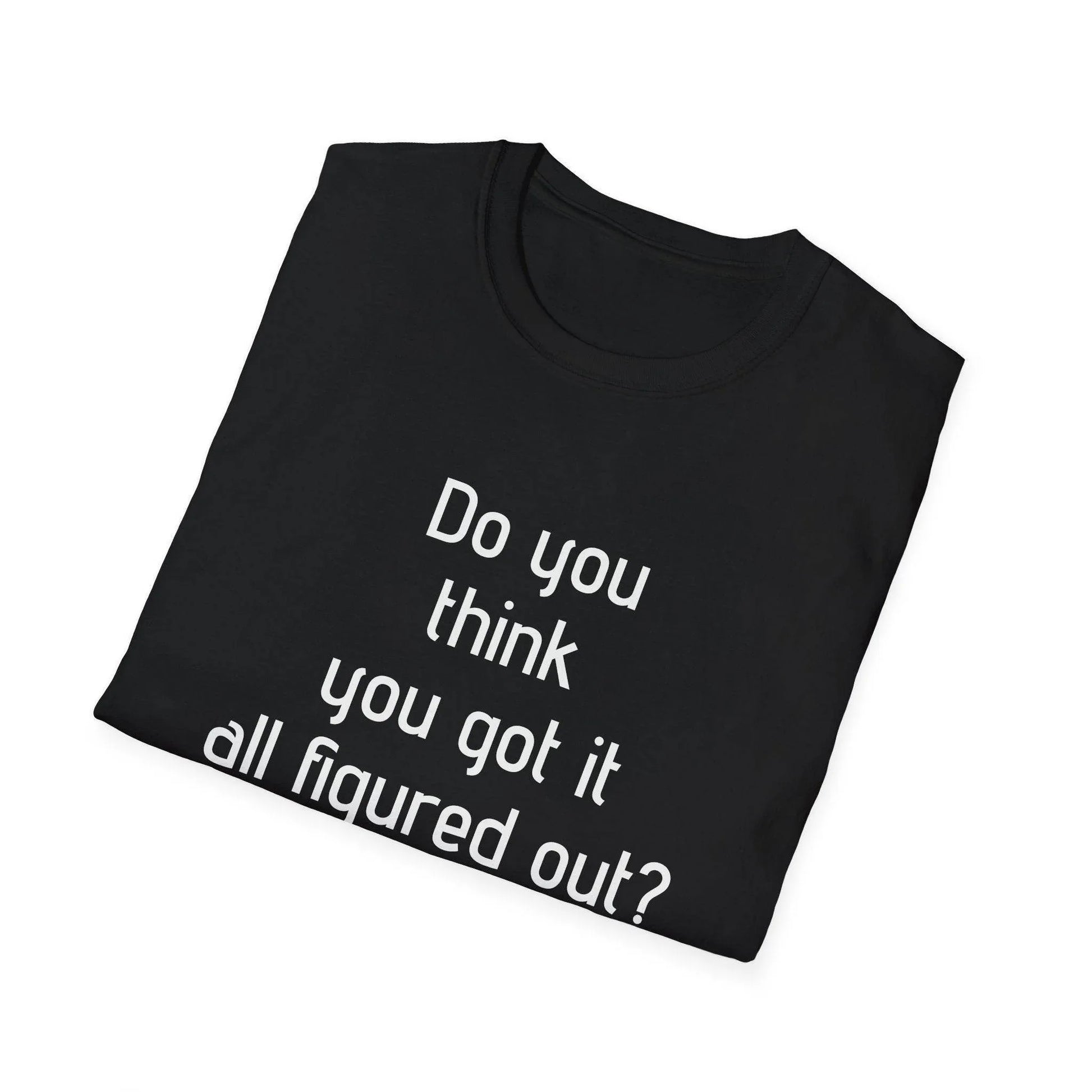 Inspirational Unisex Softstyle T-Shirt - 'Think Again' Motivational Design - The Dreamer's Bookshop.