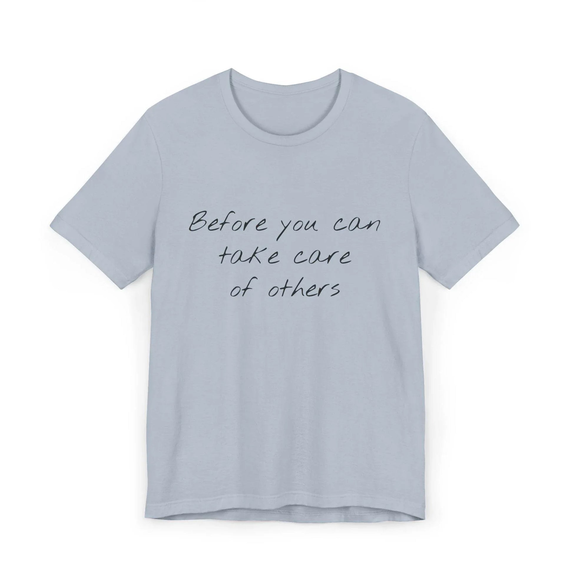 Unisex Jersey T-Shirt - 'Take Care' Inspirational - The Dreamer's Bookshop.