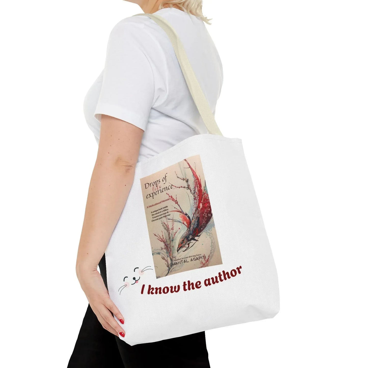 I Know the Author Tote Bag - Cozy Book lovers Design - The Dreamer's Bookshop.