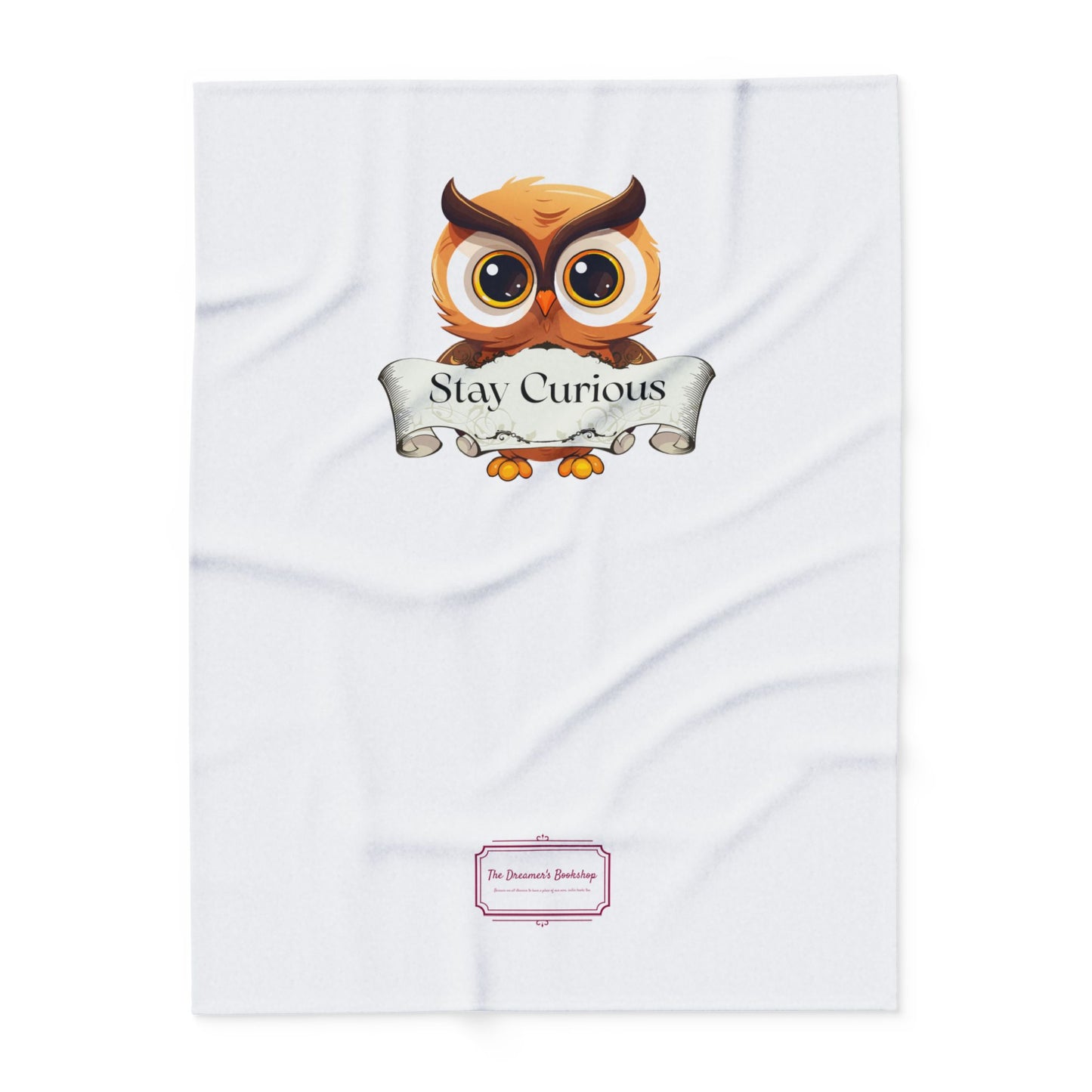 Cozy Arctic Fleece Blanket - Stay Curious