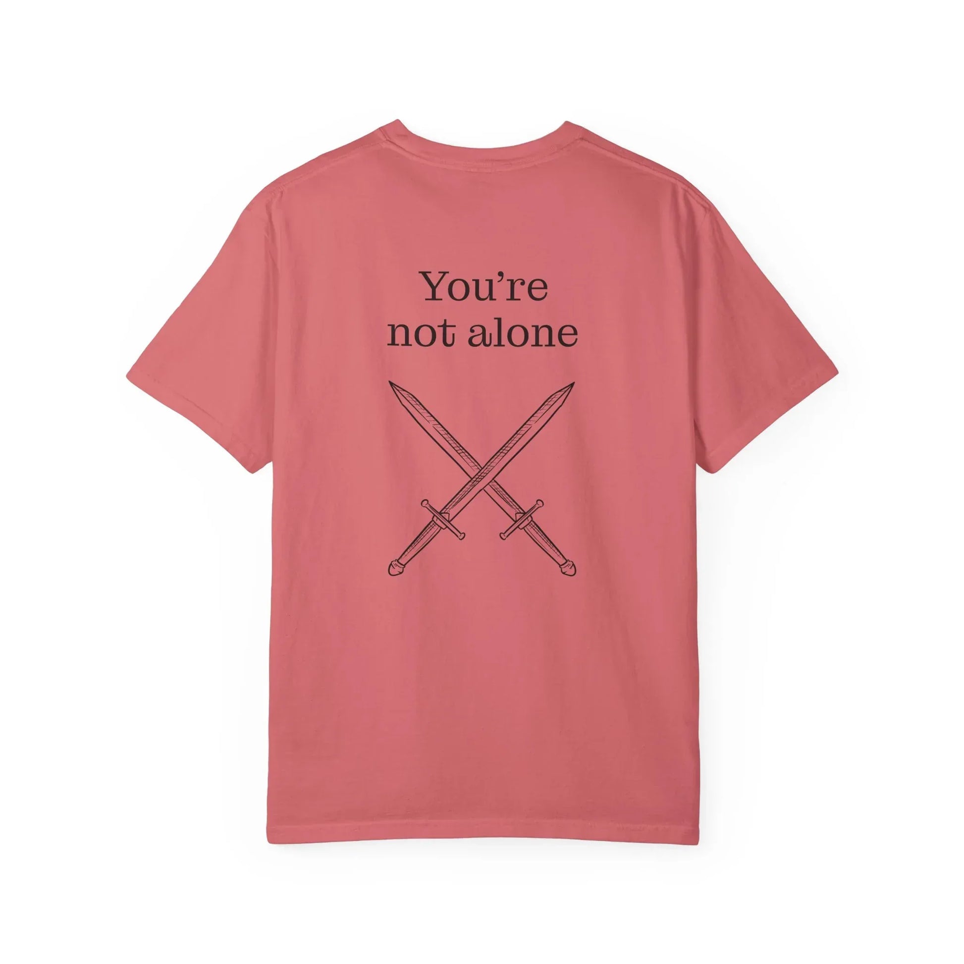 Trauma Survivor Unisex Garment-Dyed T-shirt - Inspirational Motivational Tee - The Dreamer's Bookshop.