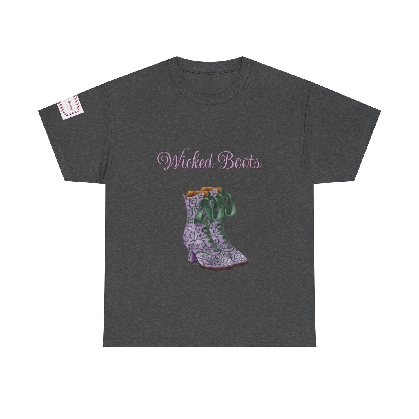 US (Ww) Wicked Boots Graphic Unisex Heavy Cotton Tee