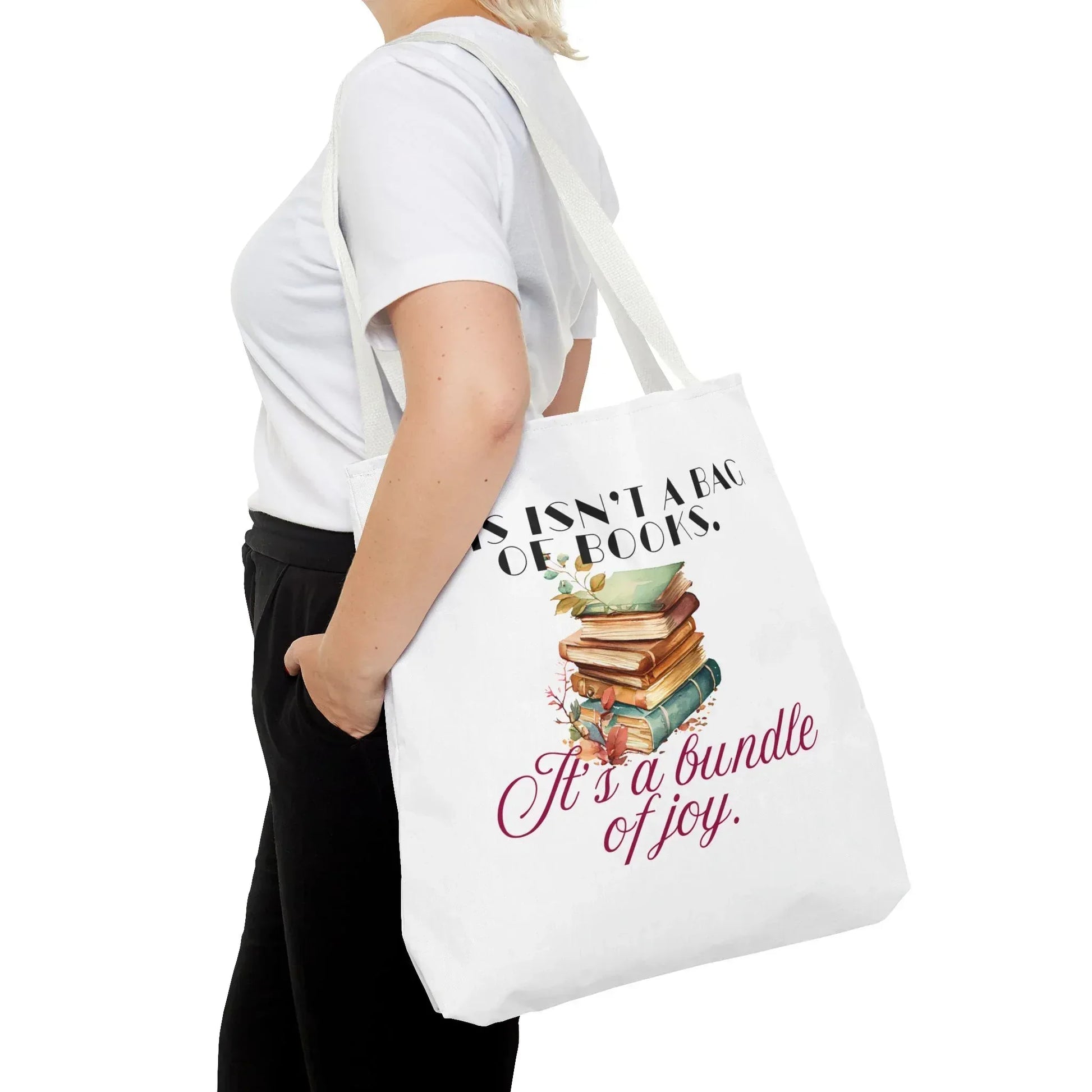 This isn't a Bag of Books - Tote Bag - Cozy Autumn Design - The Dreamer's Bookshop.