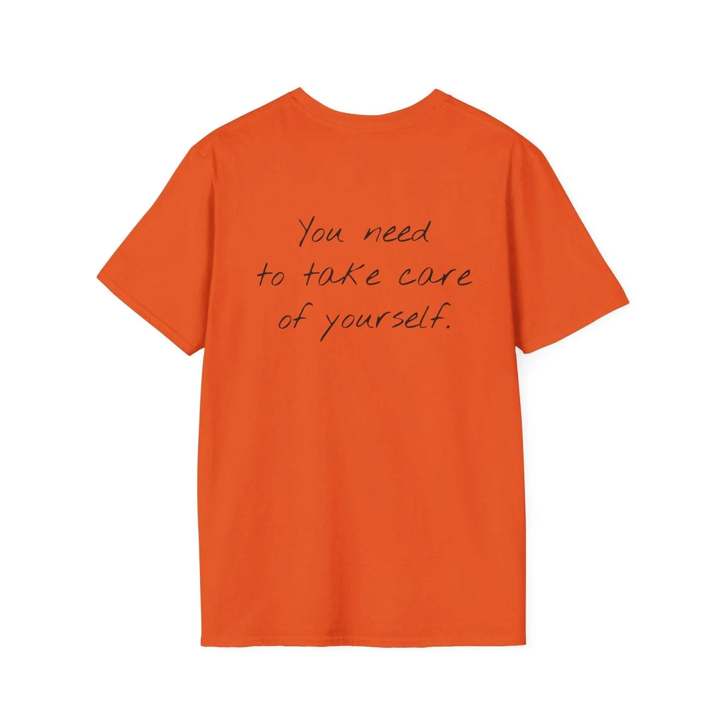 Unisex Softstyle T-Shirt - 'Take Care' Inspirational - The Dreamer's Bookshop.
