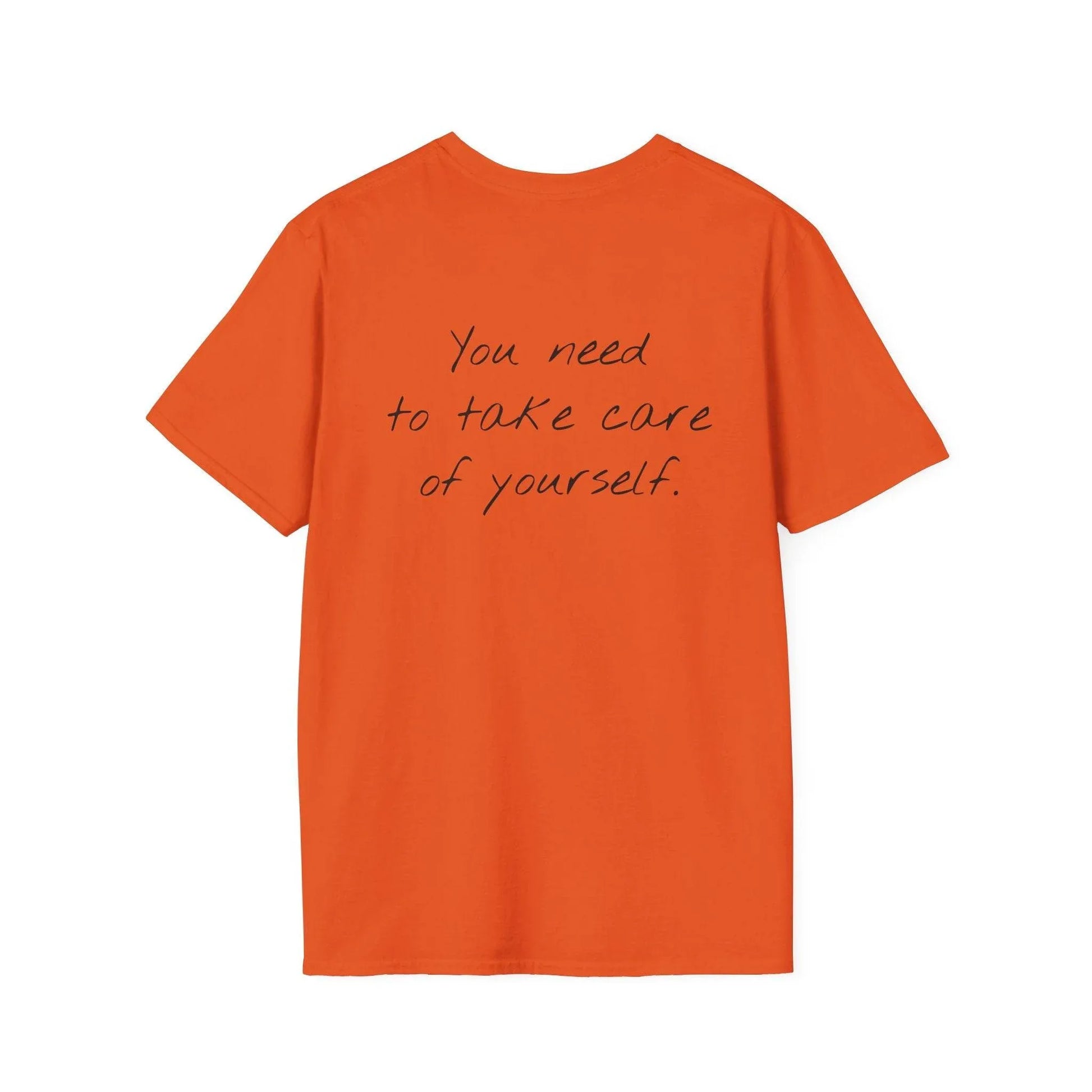 Unisex Softstyle T-Shirt - 'Take Care' Inspirational - The Dreamer's Bookshop.