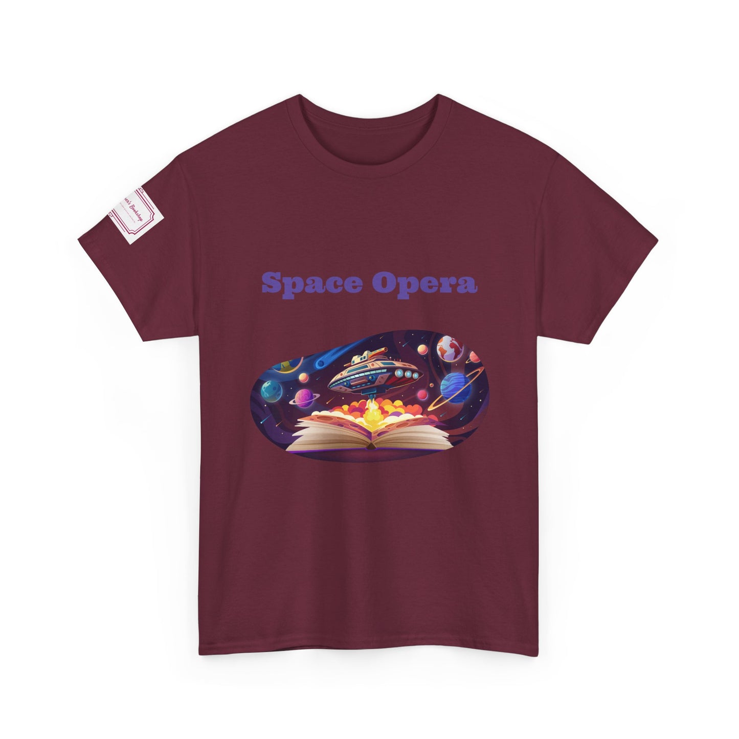 Space Opera - Graphic Unisex Heavy Cotton Tee - Sci-Fi Books