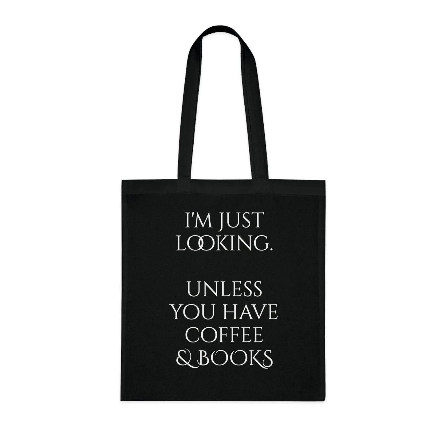 Coffee & Books Cotton Tote - Perfect for Book Lovers - The Dreamer's Bookshop.