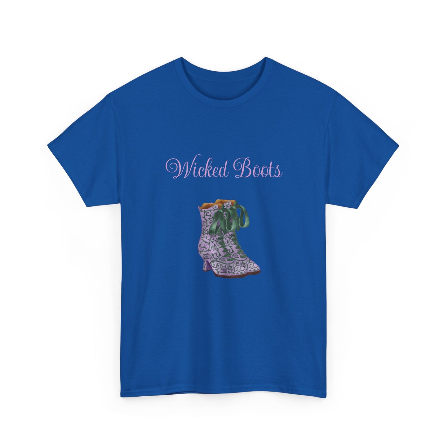 Wicked Boots Graphic Tee - Unisex Heavy Cotton T-Shirt for Nature Lovers