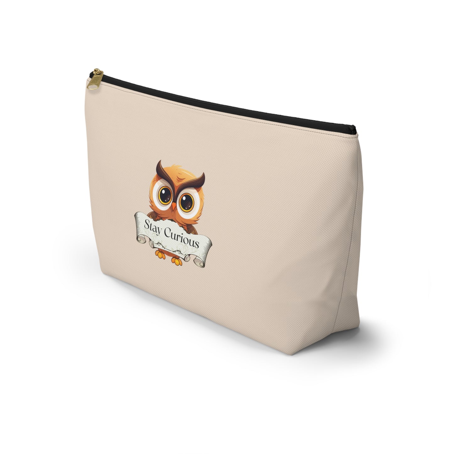Accessory Pouch — "Stay Curious" Reader's Essentials Bag
