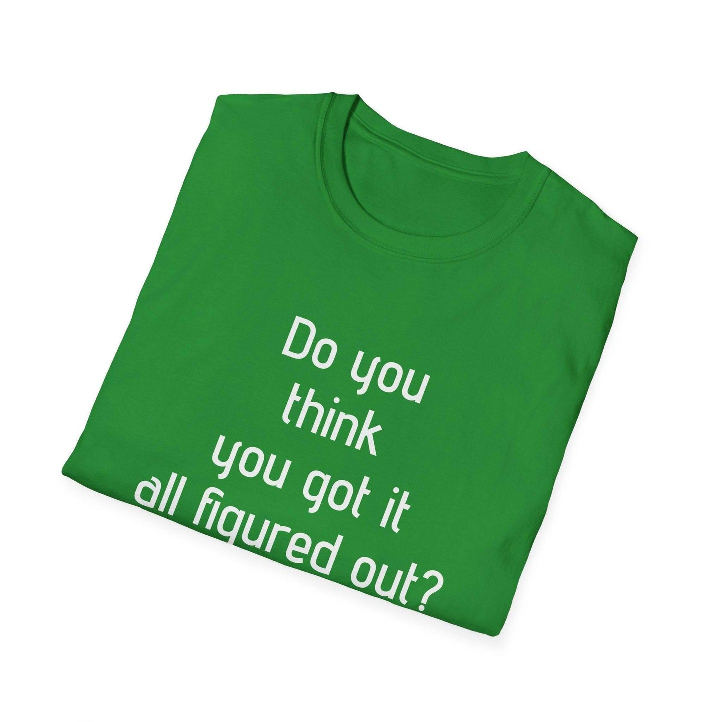 Inspirational Unisex Softstyle T-Shirt - 'Think Again' Motivational Design - The Dreamer's Bookshop.