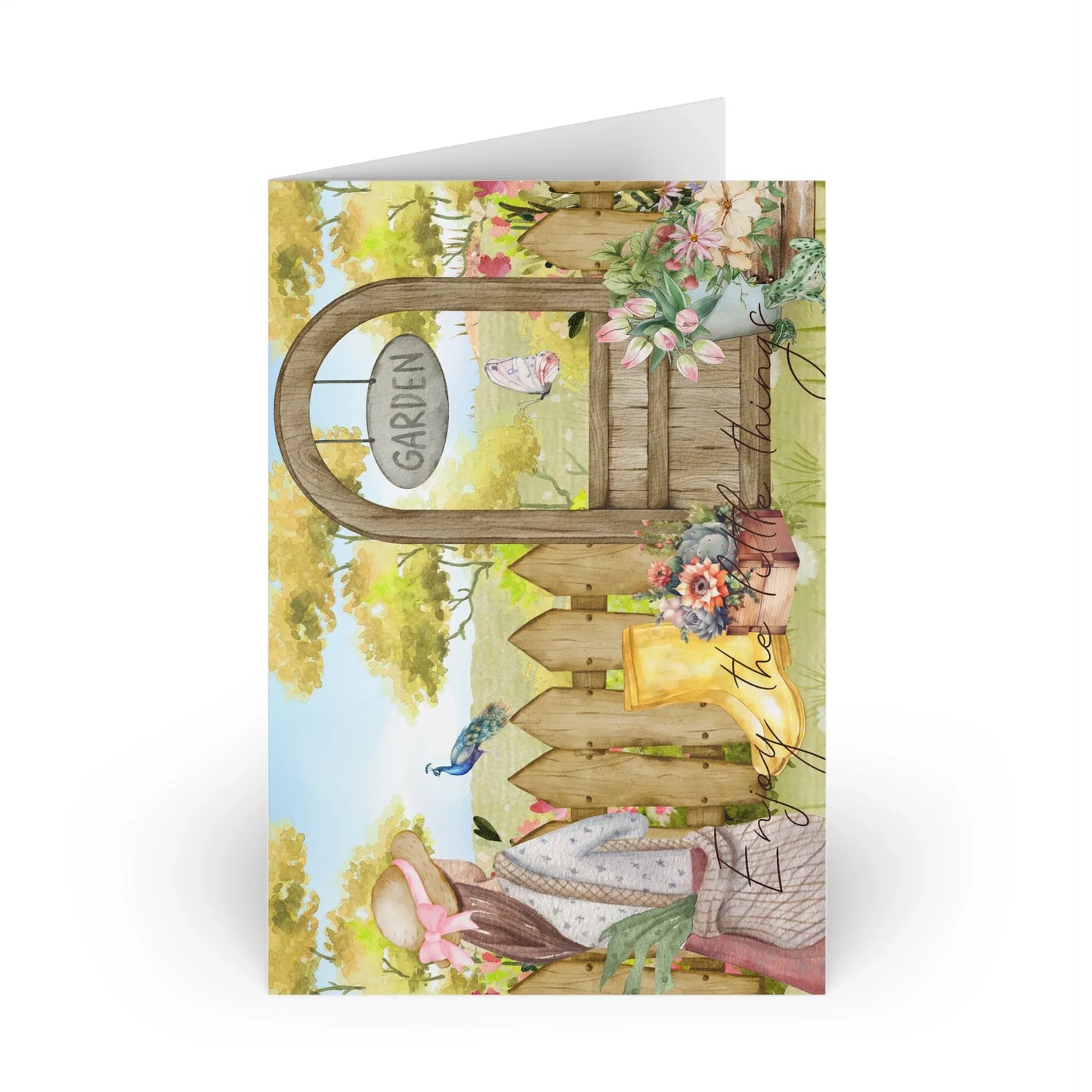 The Dreamer's Bookshop "Garden Love" Enjoy the Little Things Card - The Dreamer's Bookshop.