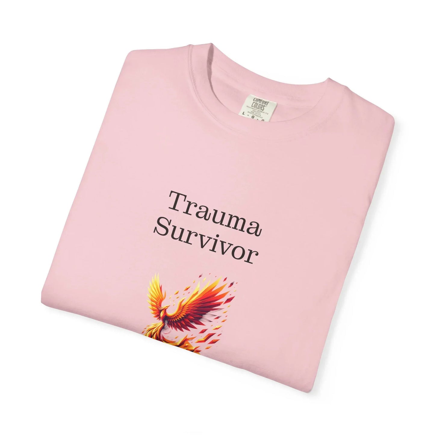 Trauma Survivor Unisex Garment-Dyed T-shirt - Inspirational Motivational Tee - The Dreamer's Bookshop.