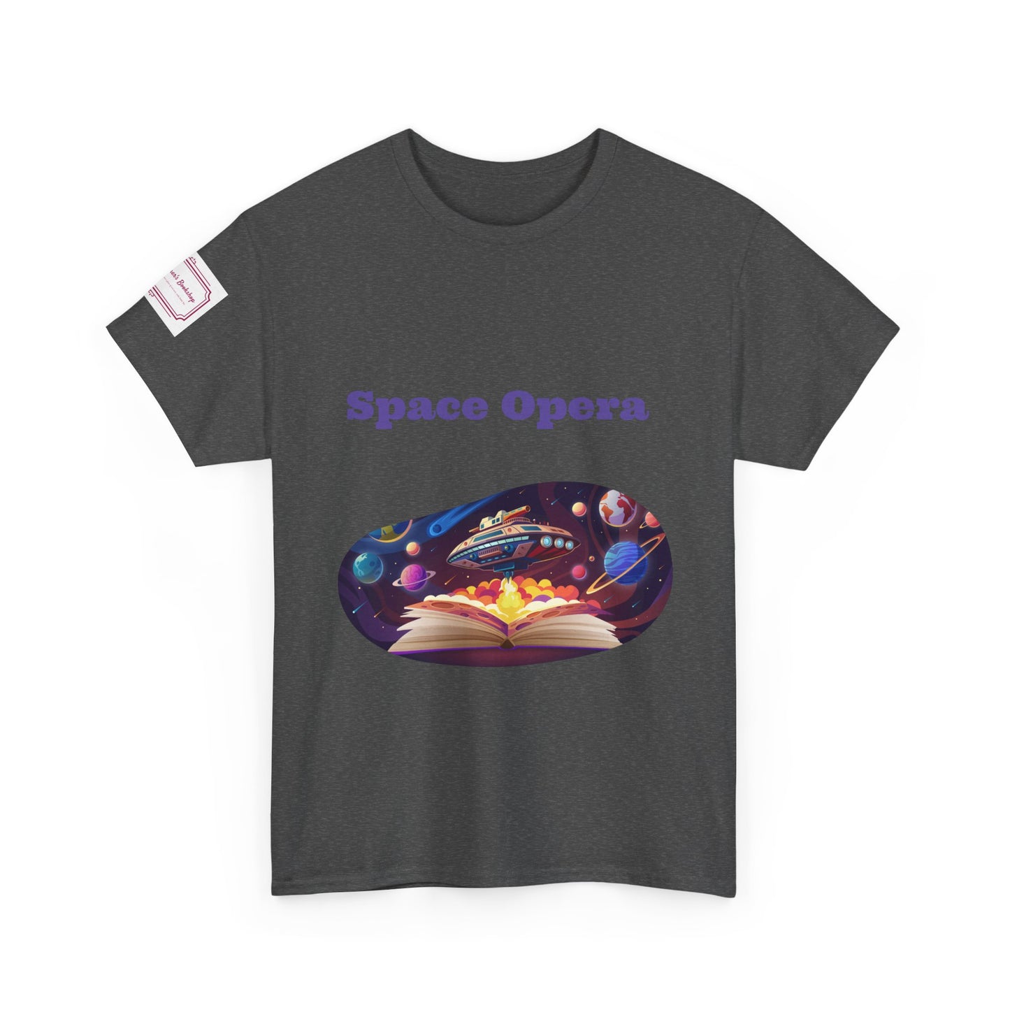 Space Opera - Unisex Heavy Cotton Tee - Sci-Fi Books