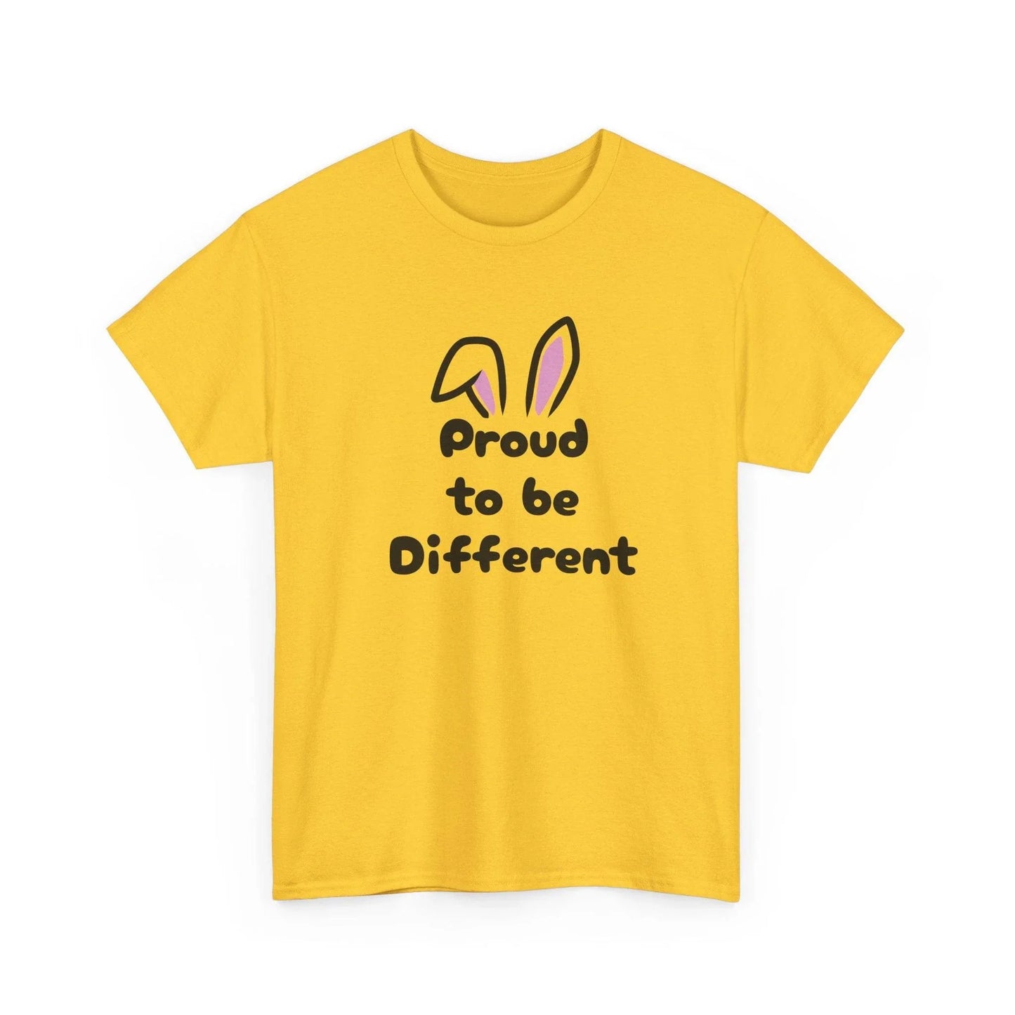 Proud to be Different Unisex Heavy Cotton Tee - Celebrate Individuality & Self-Expression - The Dreamer's Bookshop.