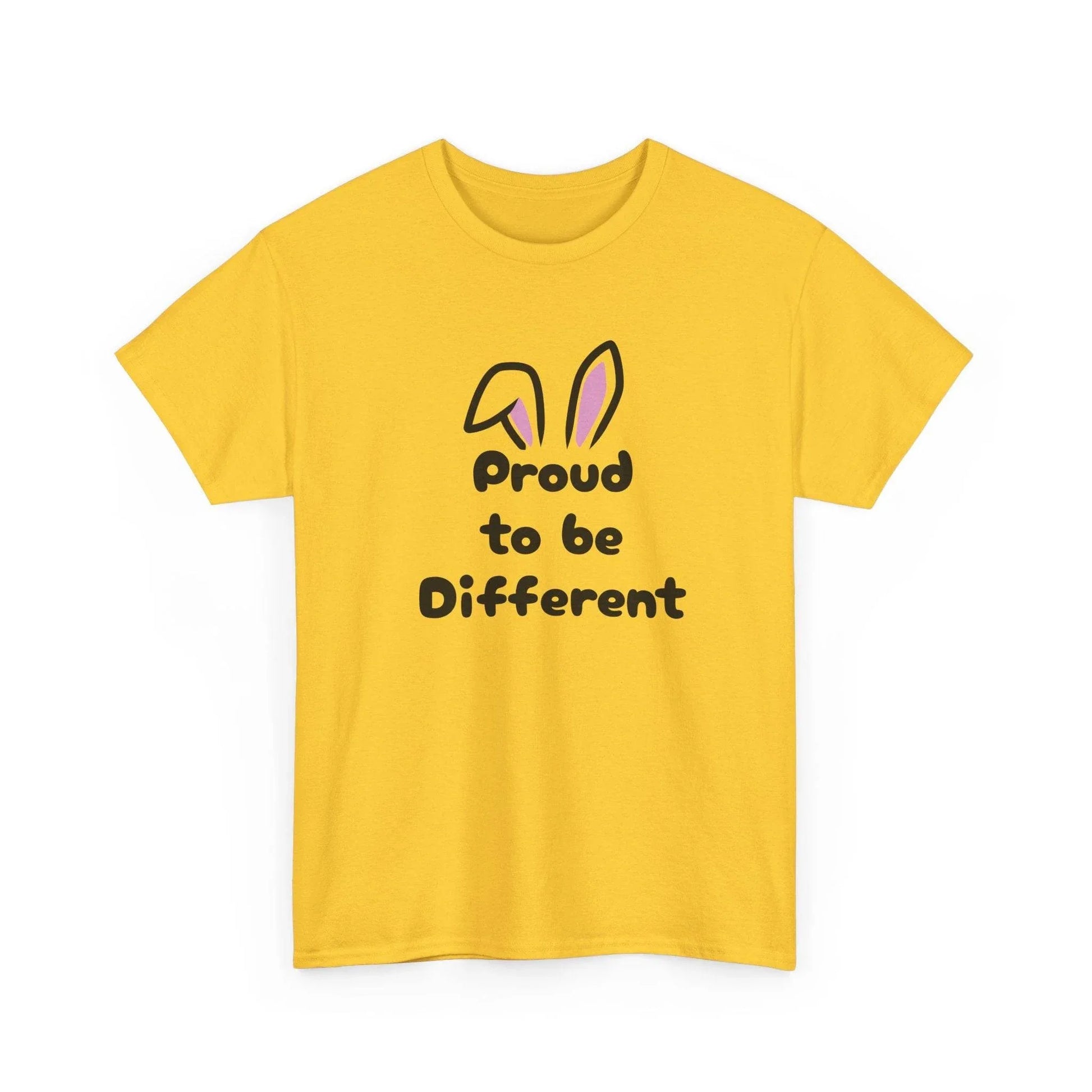 Proud to be Different Unisex Heavy Cotton Tee - Celebrate Individuality & Self-Expression - The Dreamer's Bookshop.
