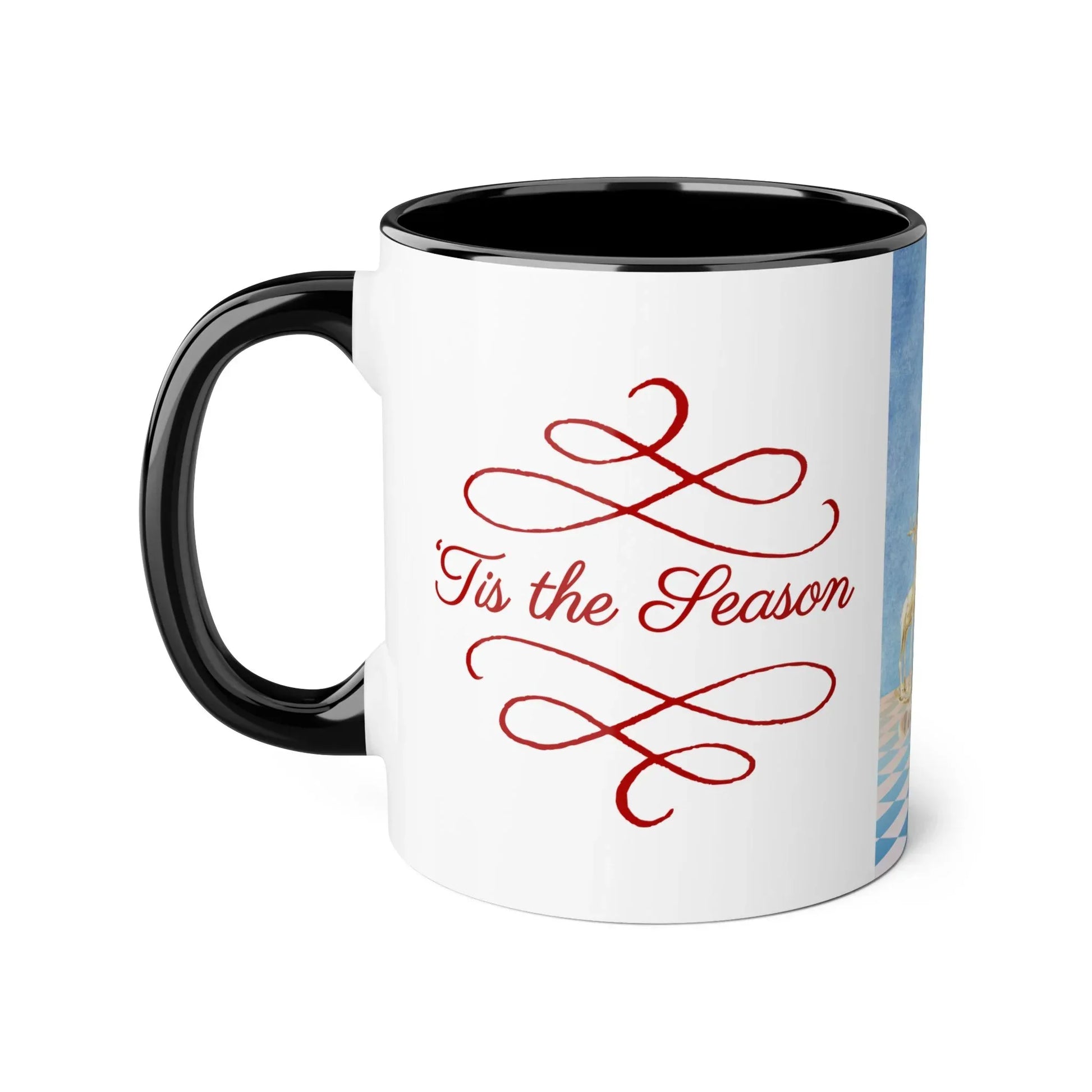 Christmas Tree Decoration Coffee Mug - 11oz Cup tis the Season - The Dreamer's Bookshop.