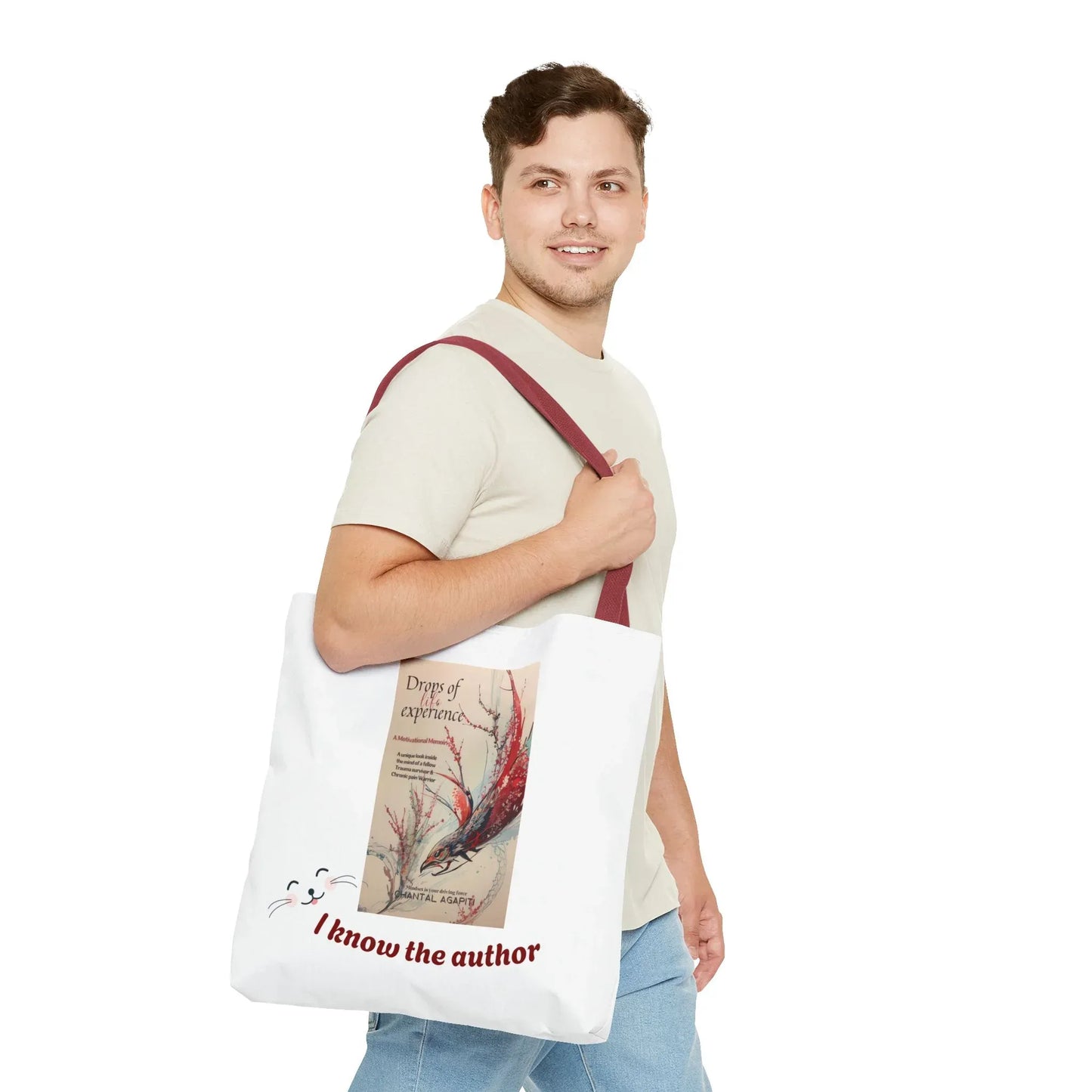 I Know the Author Tote Bag - Cozy Book lovers Design - The Dreamer's Bookshop.