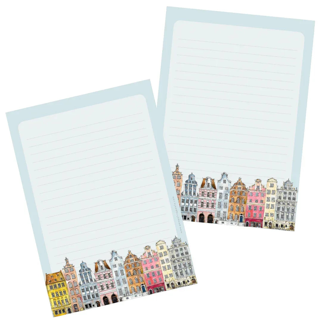 Amsterdamse huizen - Letterblok - The Dreamer's Bookshop.