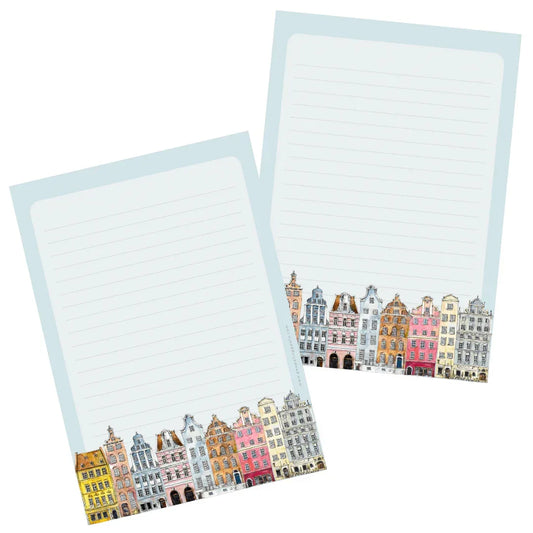 Amsterdamse huizen - Letterblok - The Dreamer's Bookshop.