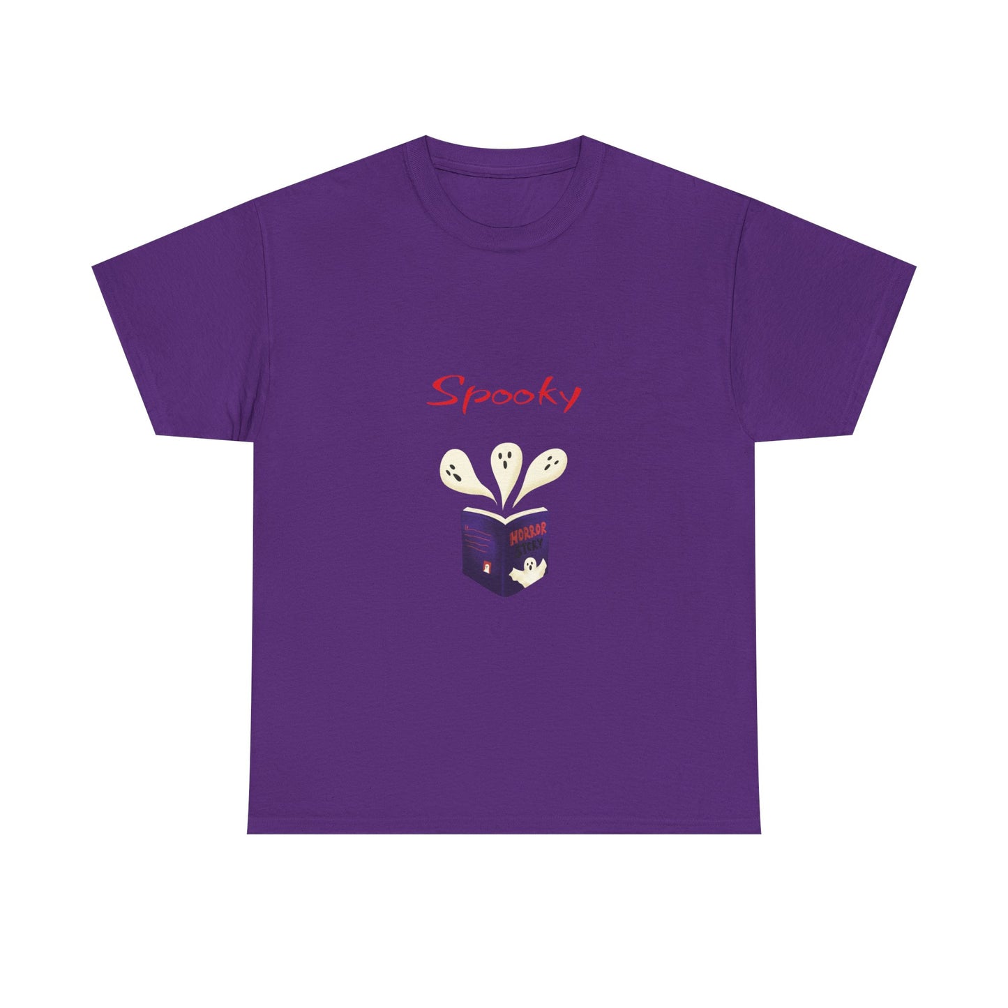 CA - Fiction -  Graphic Tee - Unisex Heavy Cotton T-Shirt Spooky Books