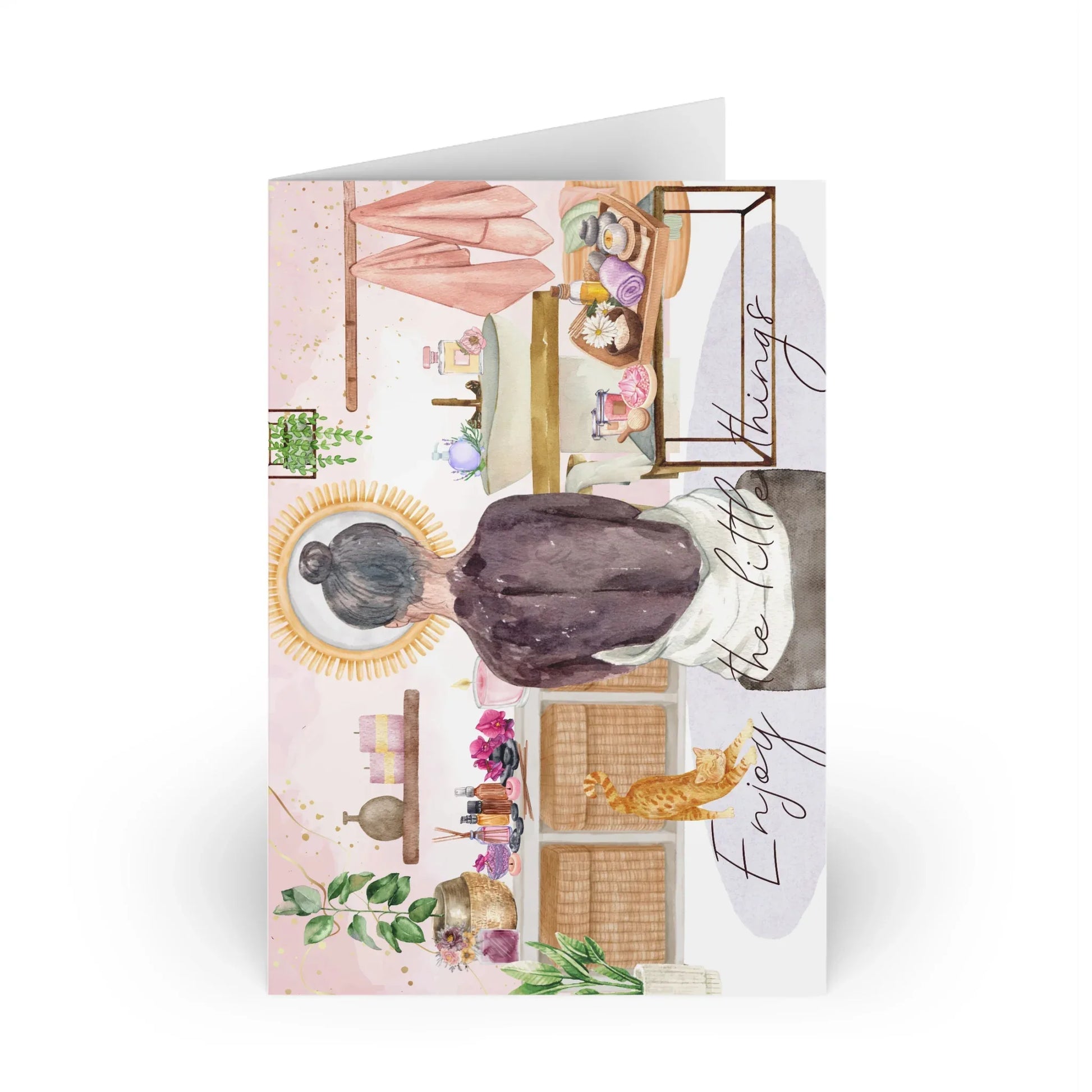 The Dreamer's Bookshop "Spa Day" Enjoy the Little Things Card - The Dreamer's Bookshop.