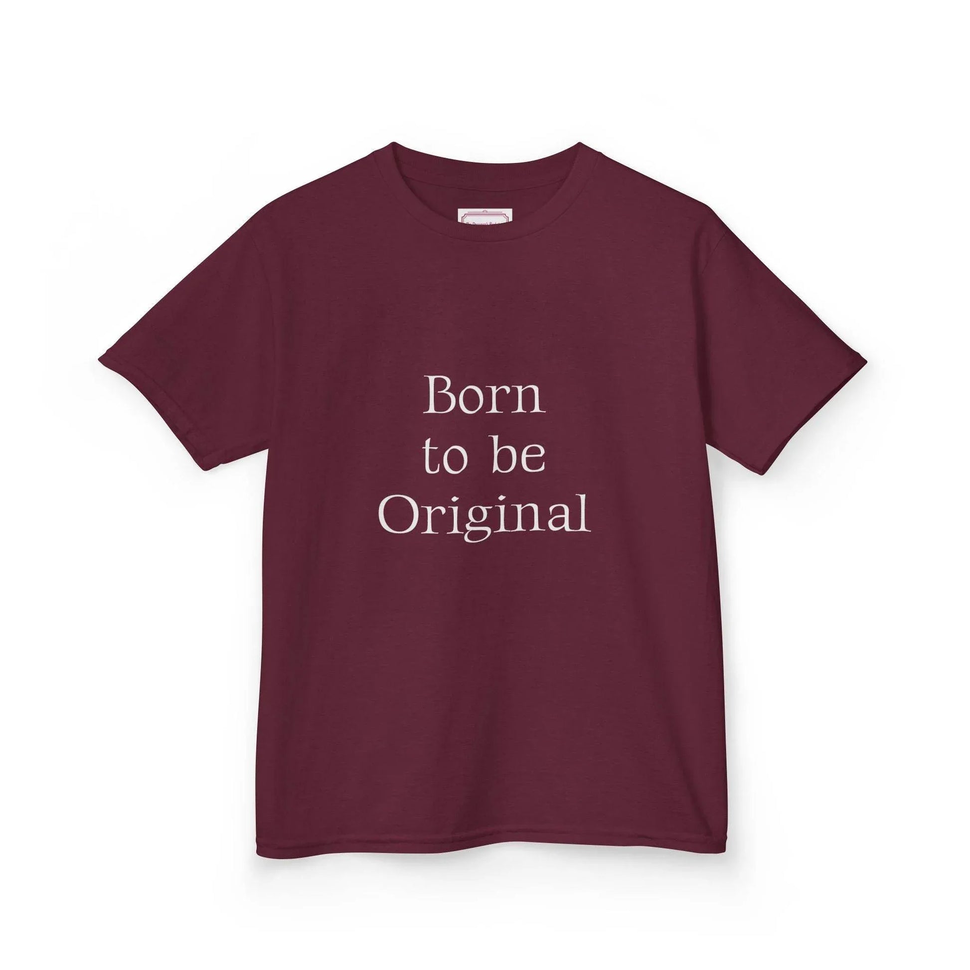 EU - Kids 'Born to be Original' Cotton Tee - Support Young Creators - The Dreamer's Bookshop.