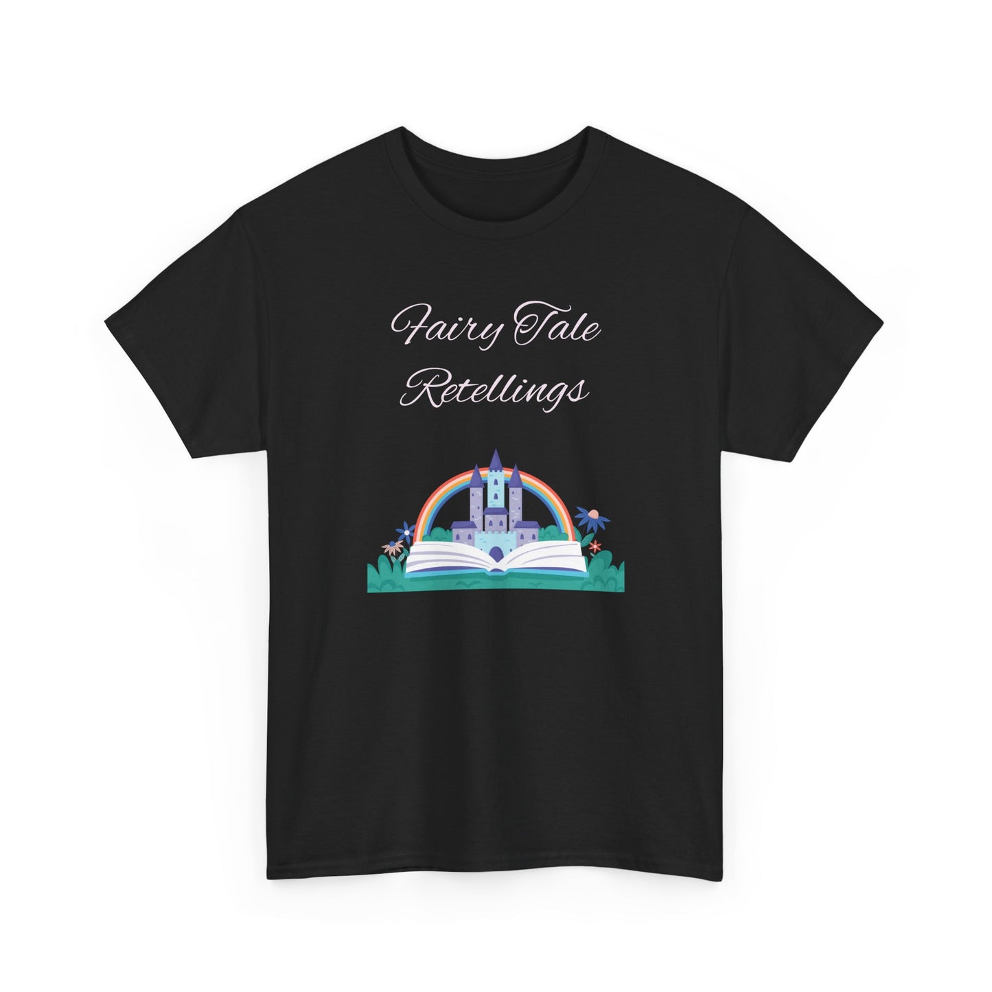 Fiction -  Graphic Tee - Unisex Heavy Cotton T-Shirt - Fairy Tale Retellings