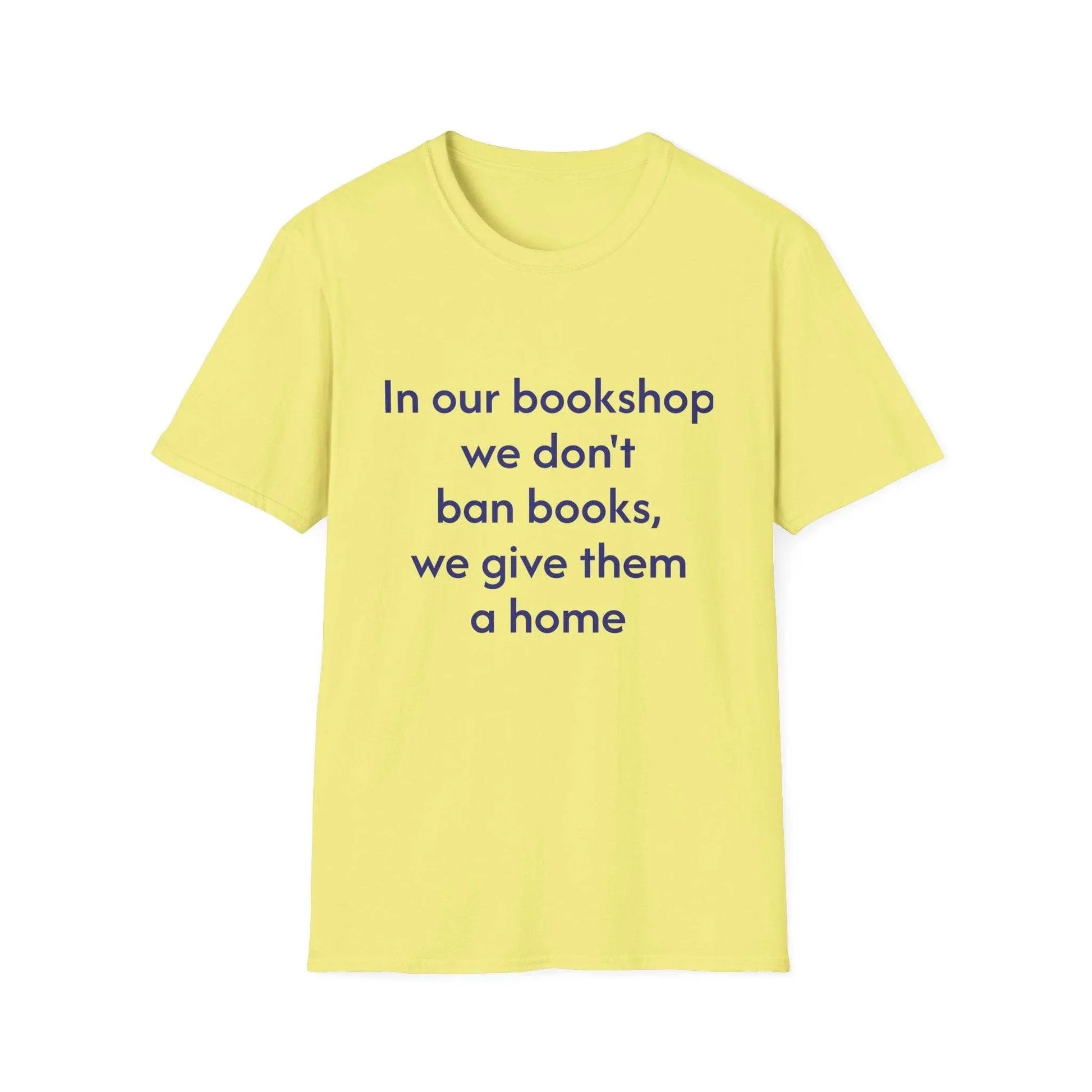 Unisex Softstyle T-Shirt - 'In our bookshop' - The Dreamer's Bookshop.
