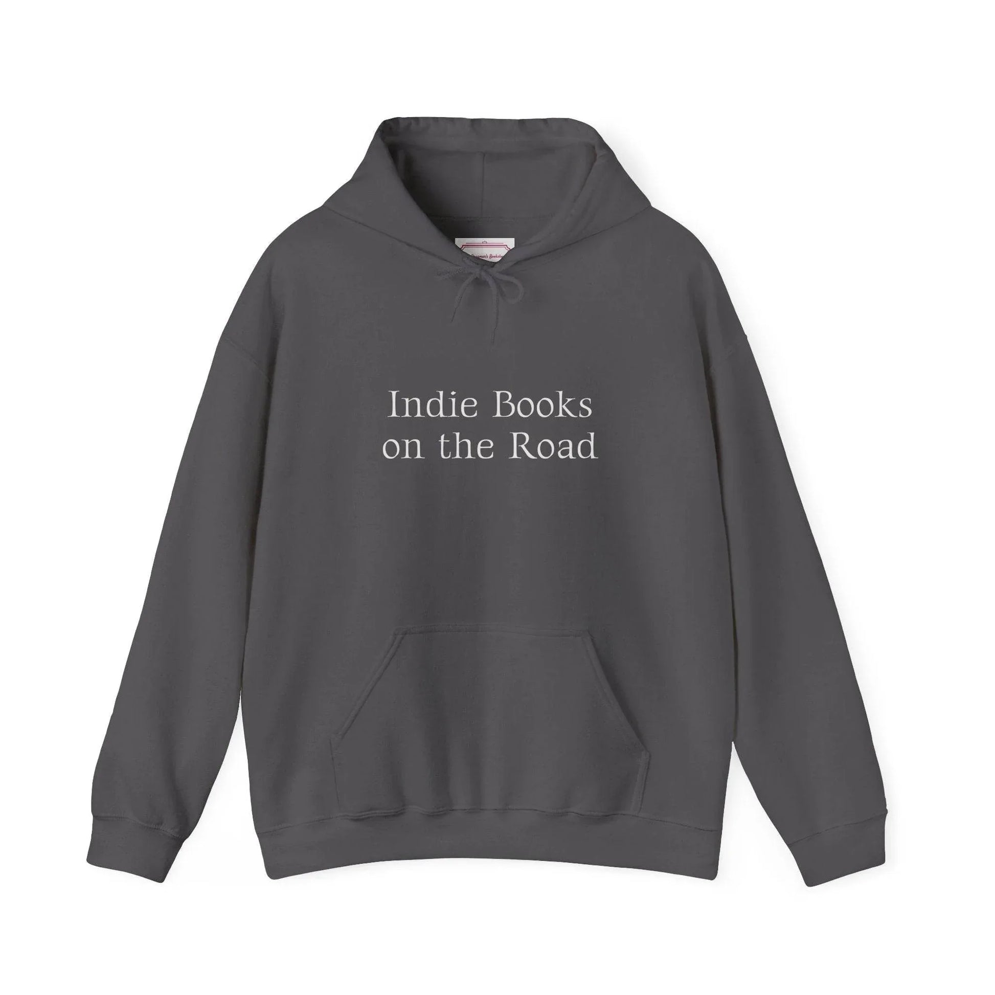 Indie Books on the Road Hooded Sweatshirt - Perfect for Book Lovers - The Dreamer's Bookshop.