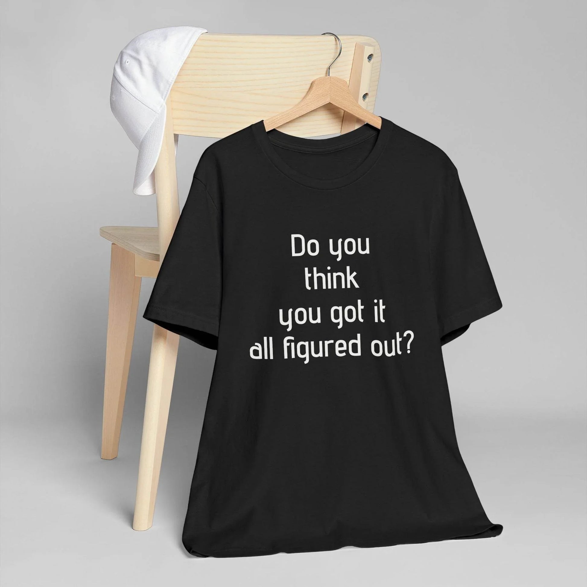 Inspirational Unisex Jersey T-Shirt - Think Again Vibe - The Dreamer's Bookshop.