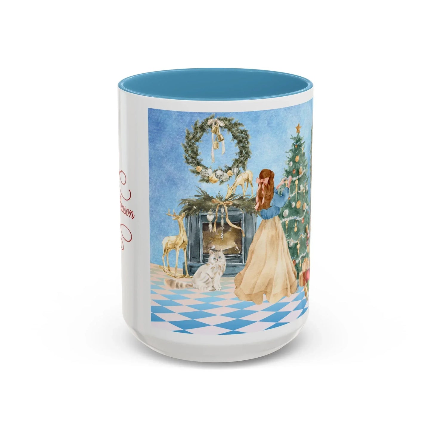 Christmas Tree Decoration Coffee Mug - 11oz & 15oz - tis the season - The Dreamer's Bookshop.