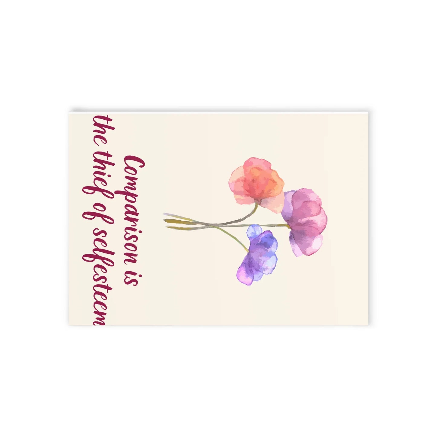 The Dreamer's Bookshop - Love Yourself Card "Comparison" - The Dreamer's Bookshop.