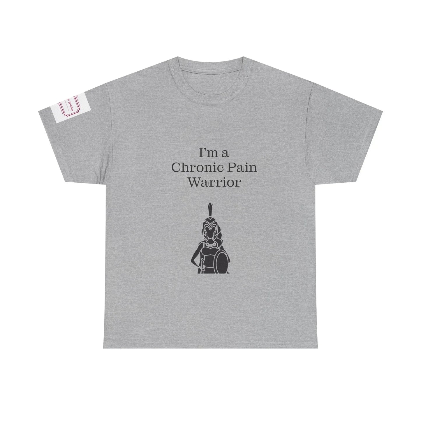 Chronic Pain Warrior Unisex Heavy Cotton Tee - Empowering Apparel for Health Awareness - The Dreamer's Bookshop.