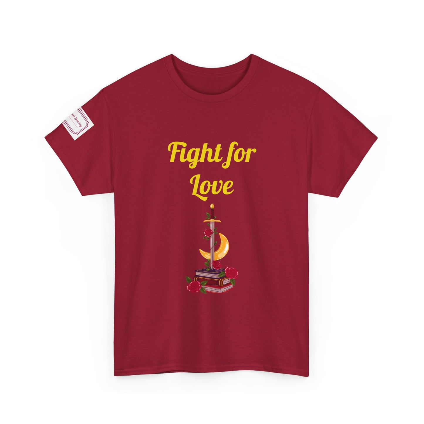 US (Ww) Fight for Love - Graphic Unisex Heavy Cotton Tee - Romance Books
