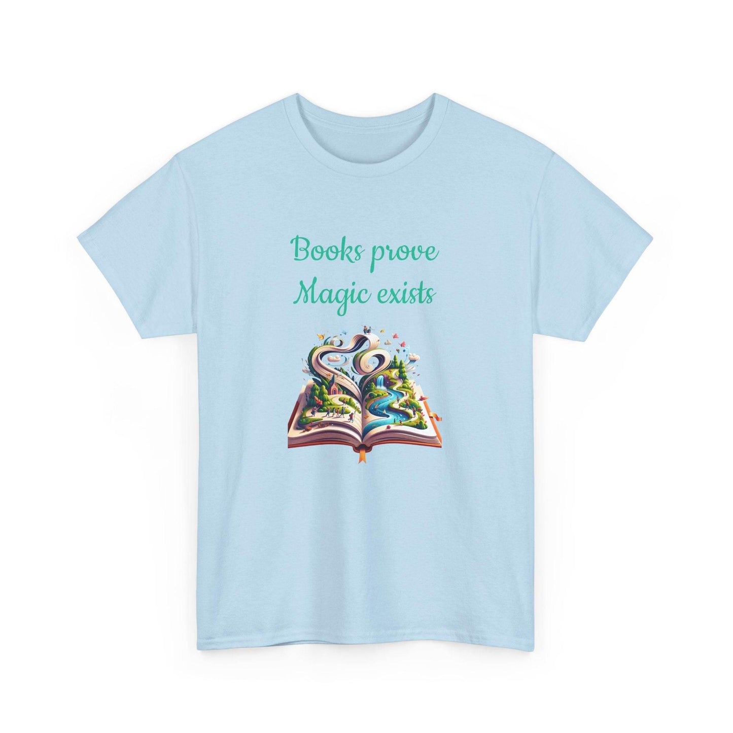Magic Exists -A Unisex Heavy Cotton Tee - Perfect Gift for Book Lovers - The Dreamer's Bookshop.