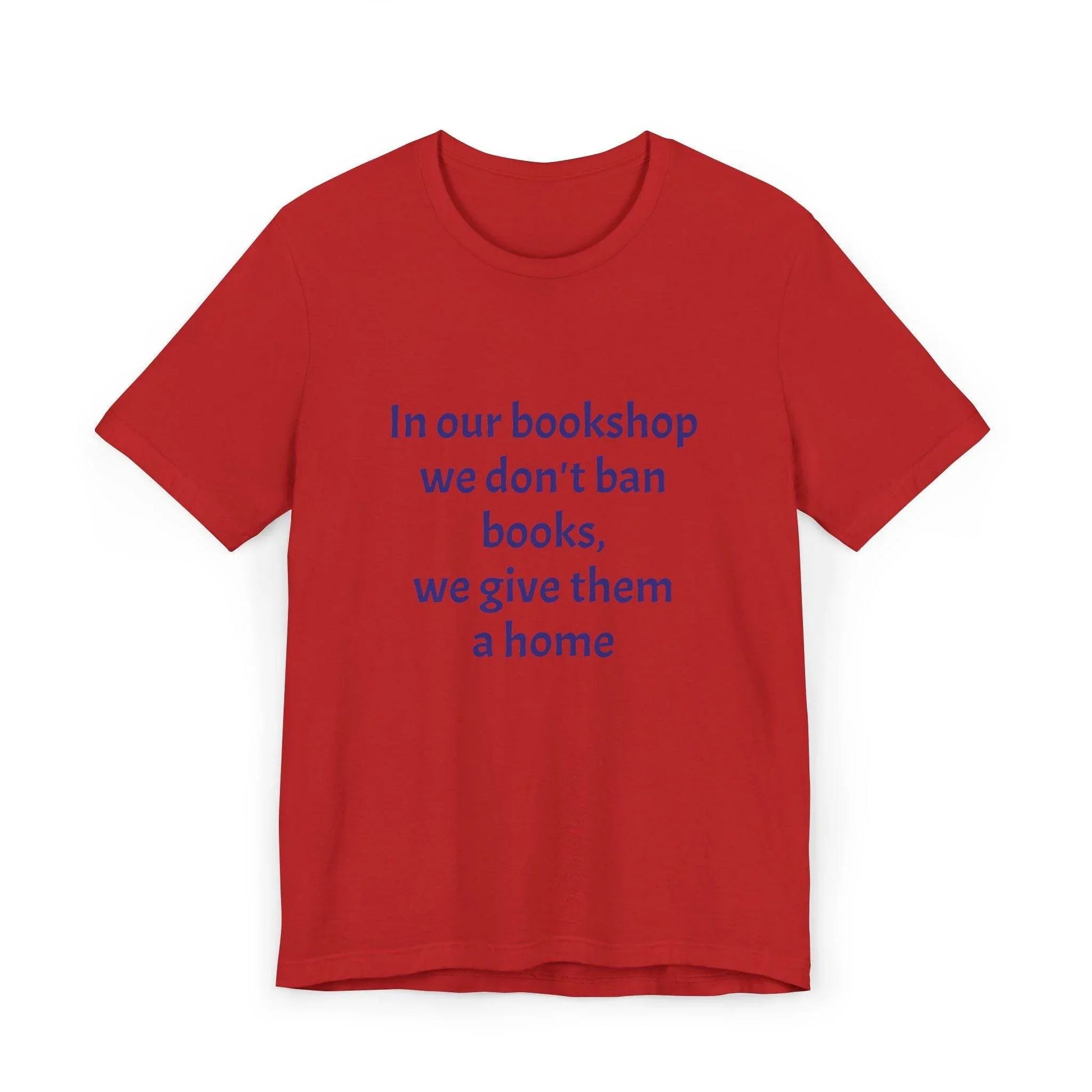 Inspirational Unisex Jersey T-Shirt - In our bookshop Vibe - The Dreamer's Bookshop.