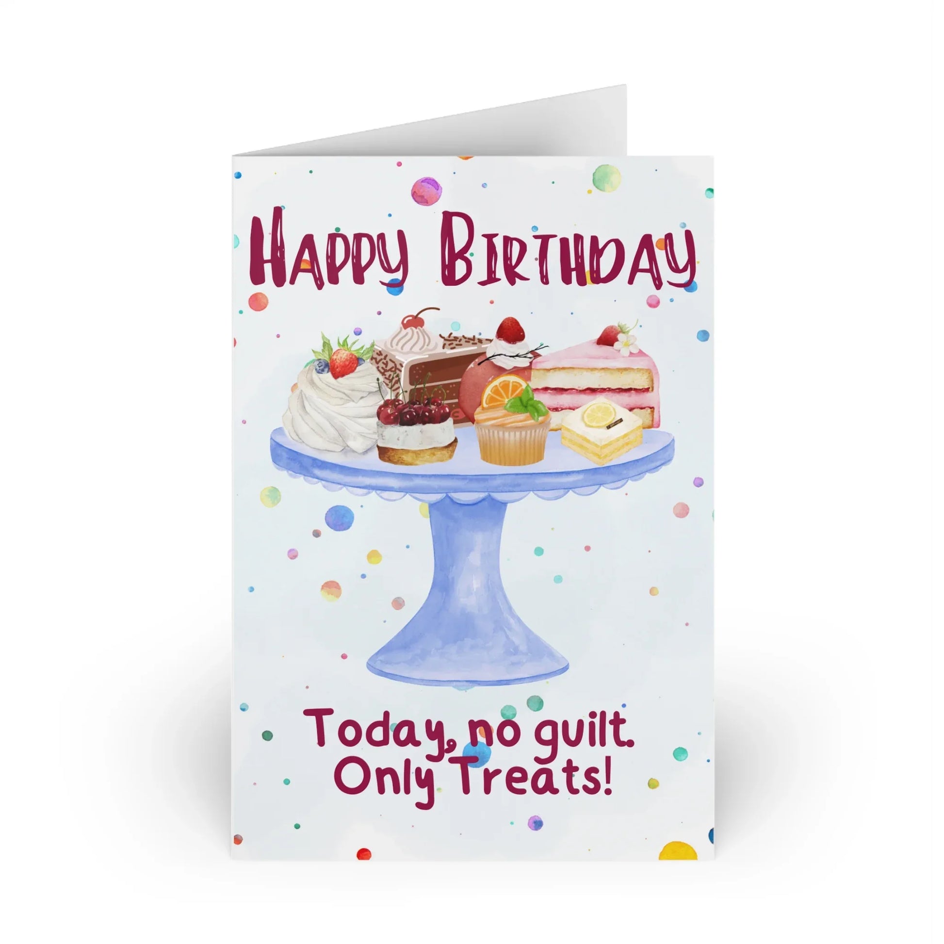 The Dreamer's Bookshop "Only Treats" Birthday Card - The Dreamer's Bookshop.