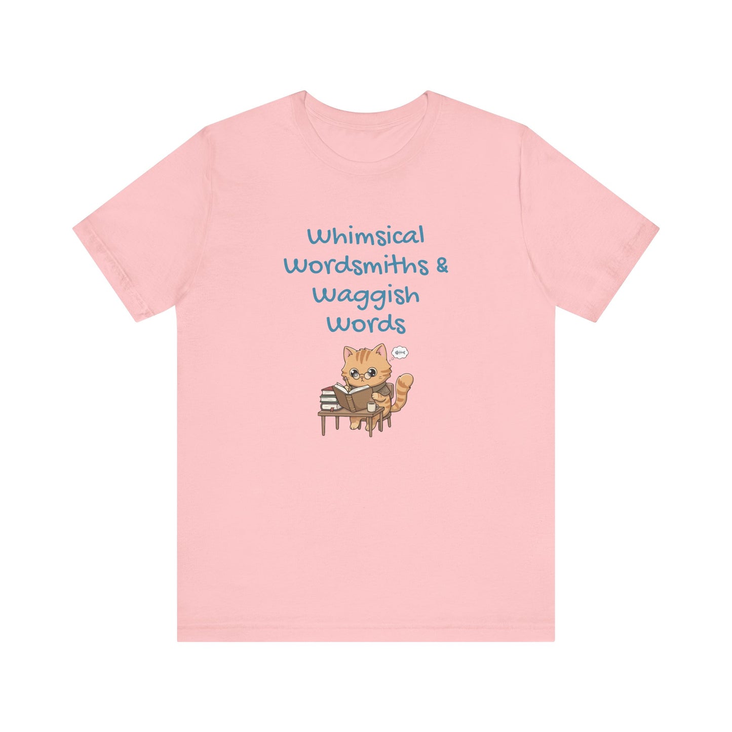 Whimsical Wordsmiths Short Sleeve Tee - Creative Gift for Writers