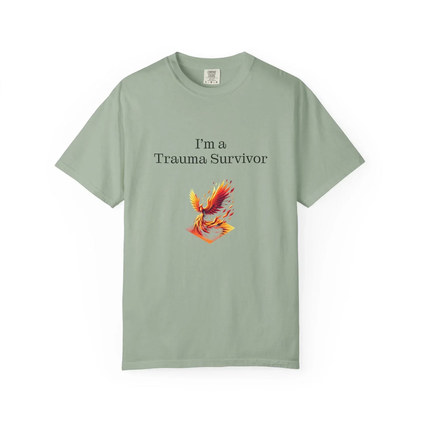 Trauma Survivor Unisex Garment-Dyed T-Shirt - Empowering Supportive Apparel - The Dreamer's Bookshop.