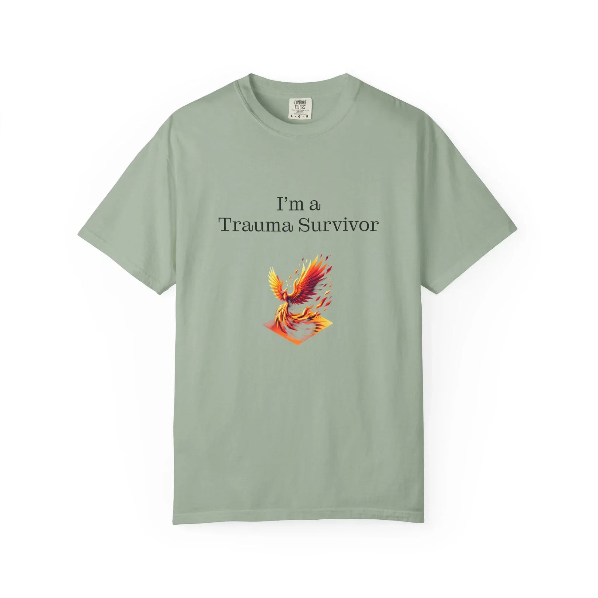 Trauma Survivor Unisex Garment-Dyed T-Shirt - Empowering Supportive Apparel - The Dreamer's Bookshop.