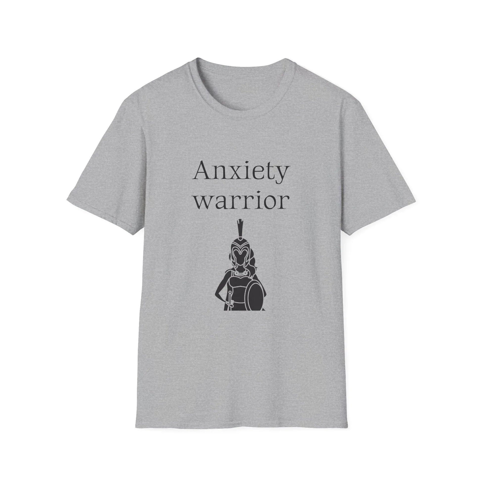 Anxiety Warrior Unisex Softstyle T-Shirt - What's Your Battle? - The Dreamer's Bookshop.